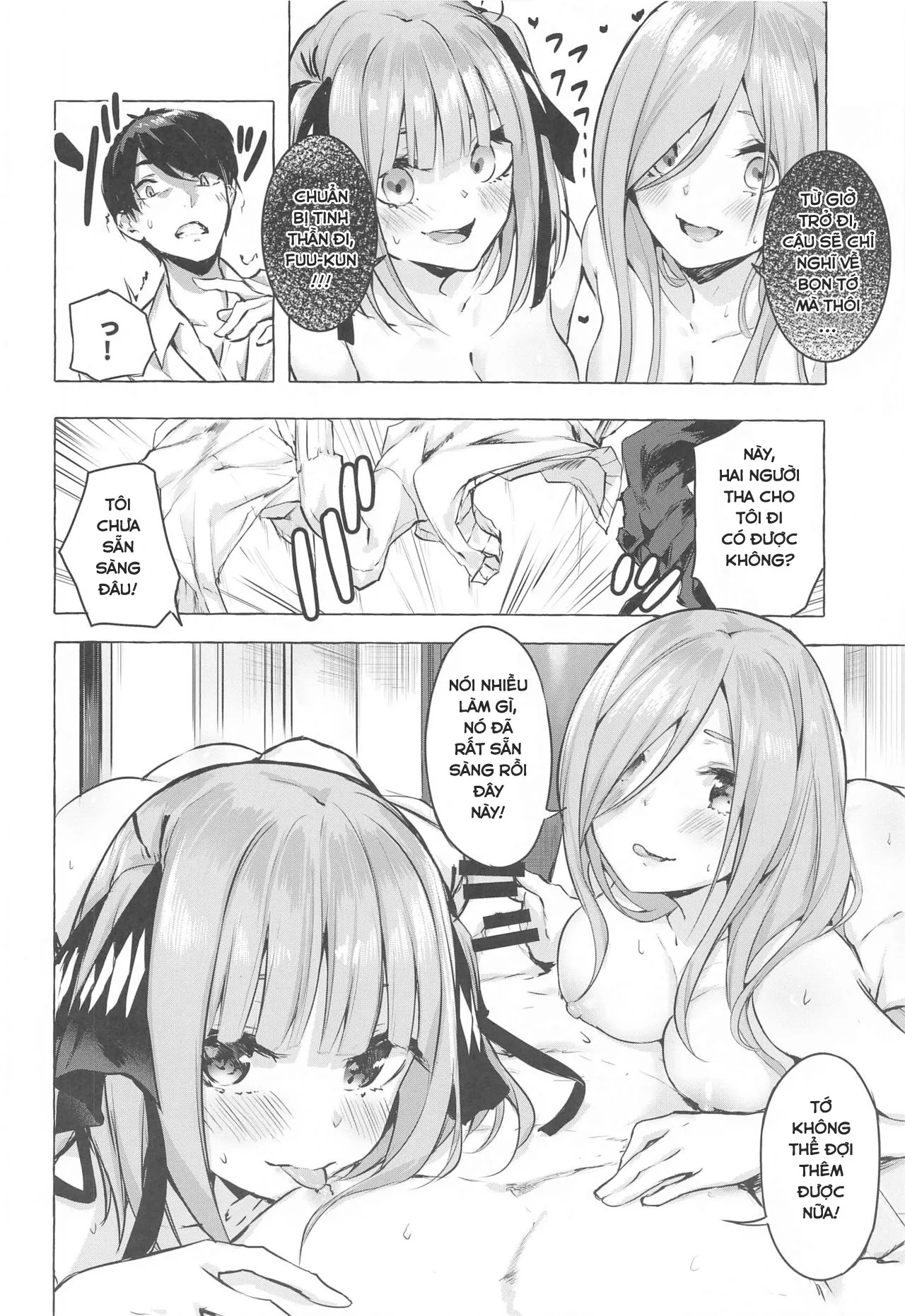 HentaiVN.net - Ảnh 7 - Hanayome no Kakuritsu (Gotoubun no Hanayome) - Oneshot