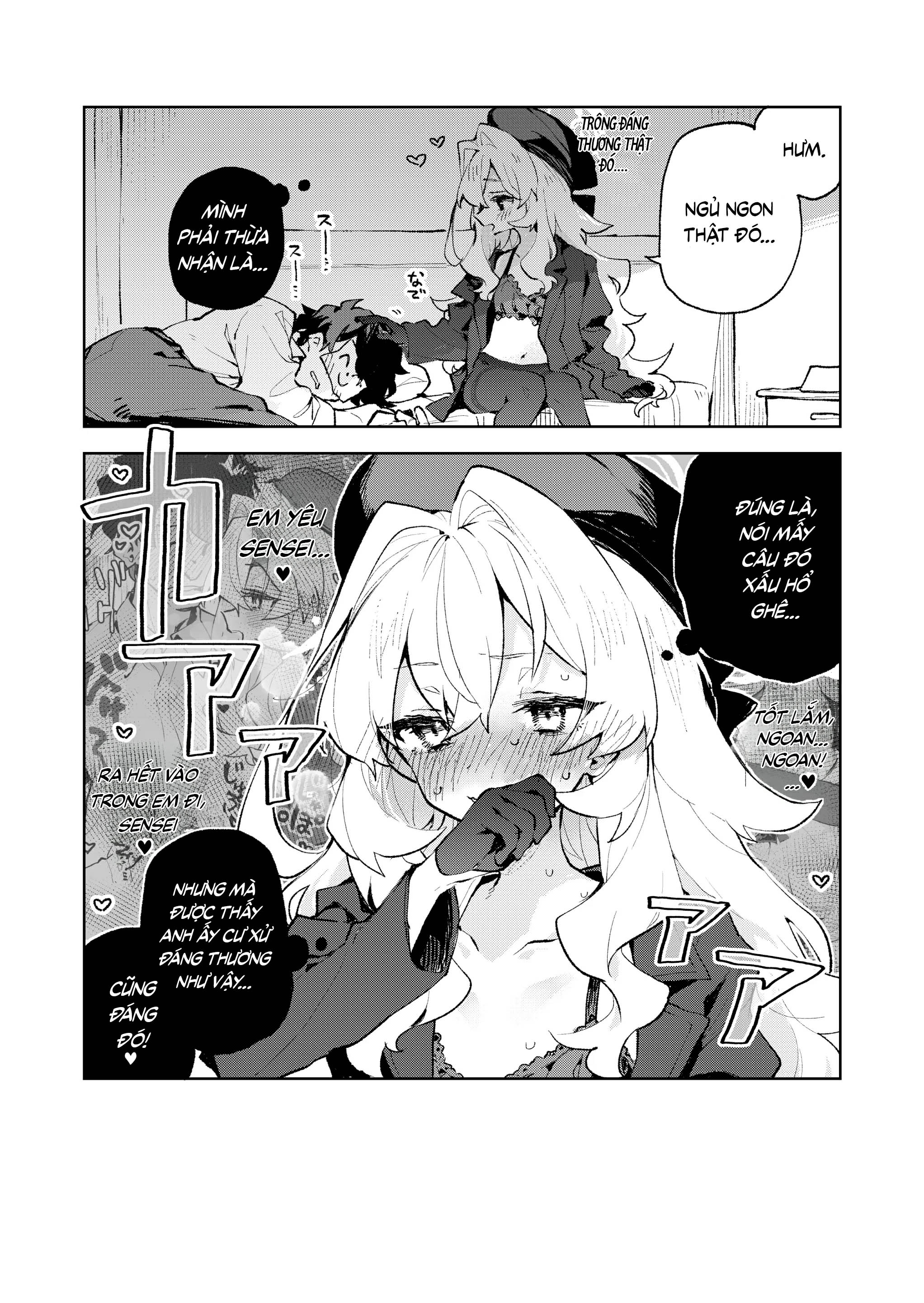 HentaiVN.net - Ảnh 20 - Niyaniya Kyouju no Ama Zeme Gotoki ni Makenai ga! - OneShot