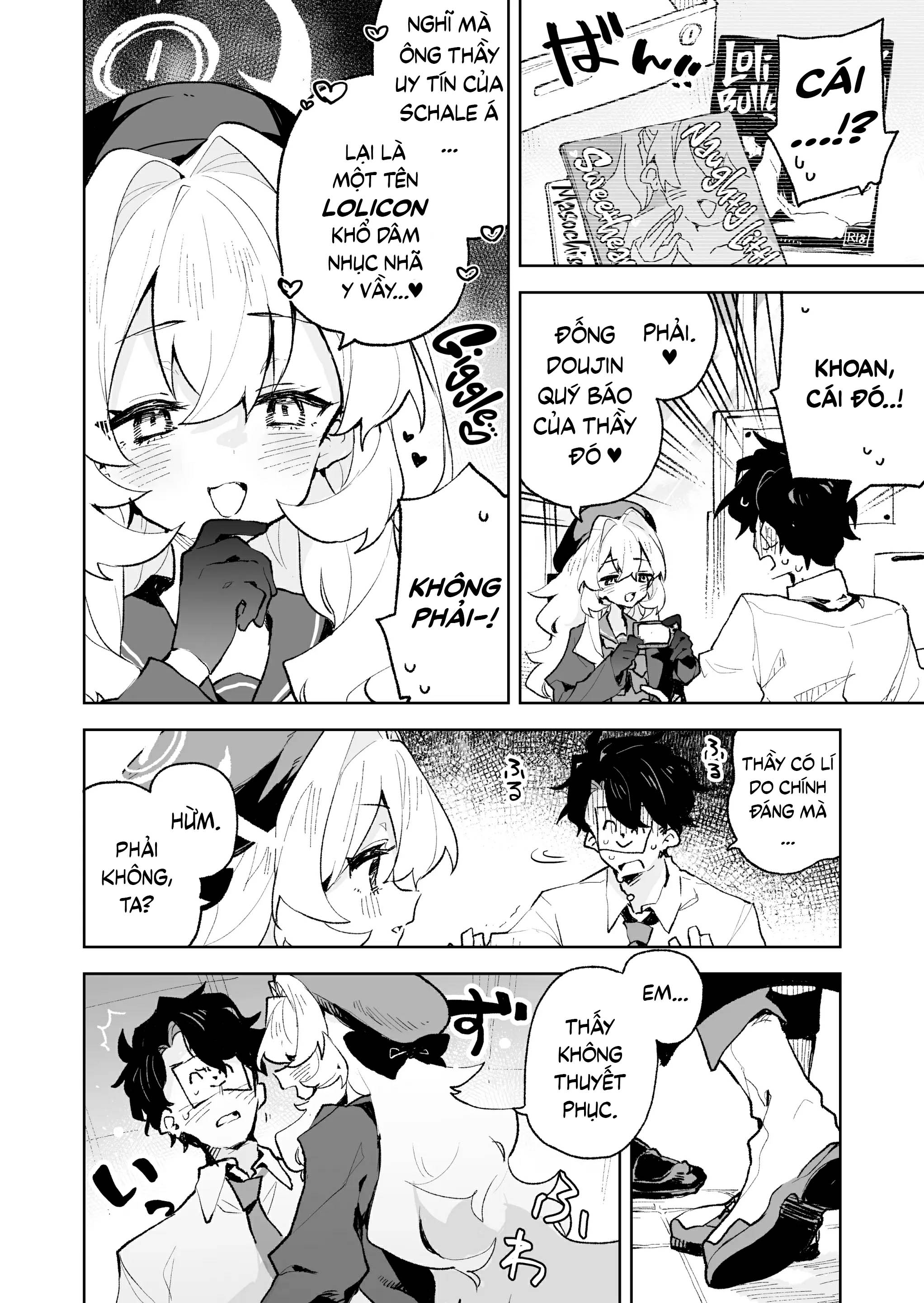 HentaiVN.net - Ảnh 4 - Niyaniya Kyouju no Ama Zeme Gotoki ni Makenai ga! - OneShot