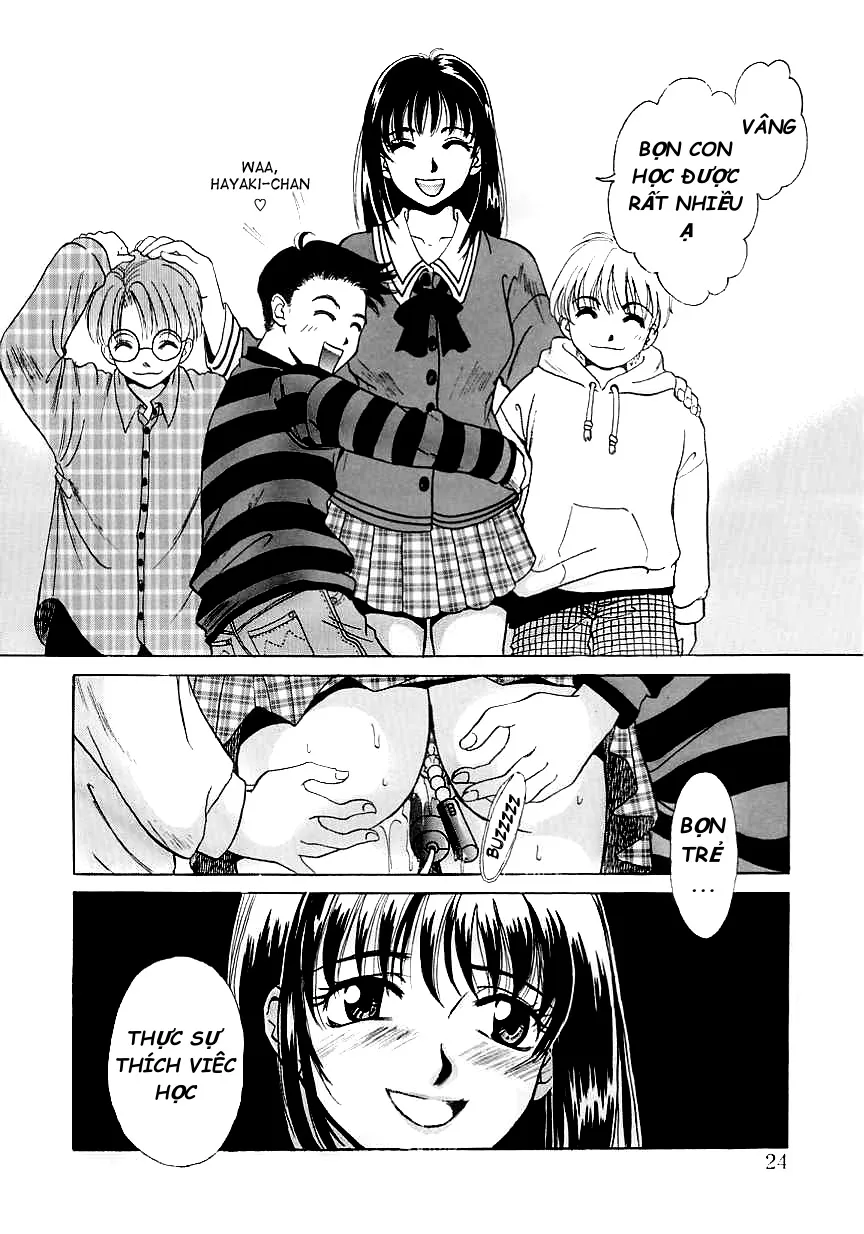 HentaiVN.net - Ảnh 24 - Chị gia sư và những đứa trẻ hiếu học [Kodomo no Jikan] - Chap 1