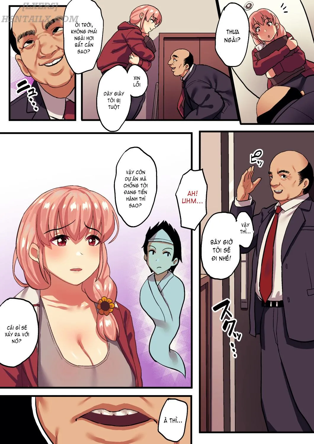 HentaiVN.net - Ảnh 9 - Shishite Netorare - Oneshot [Full Màu]