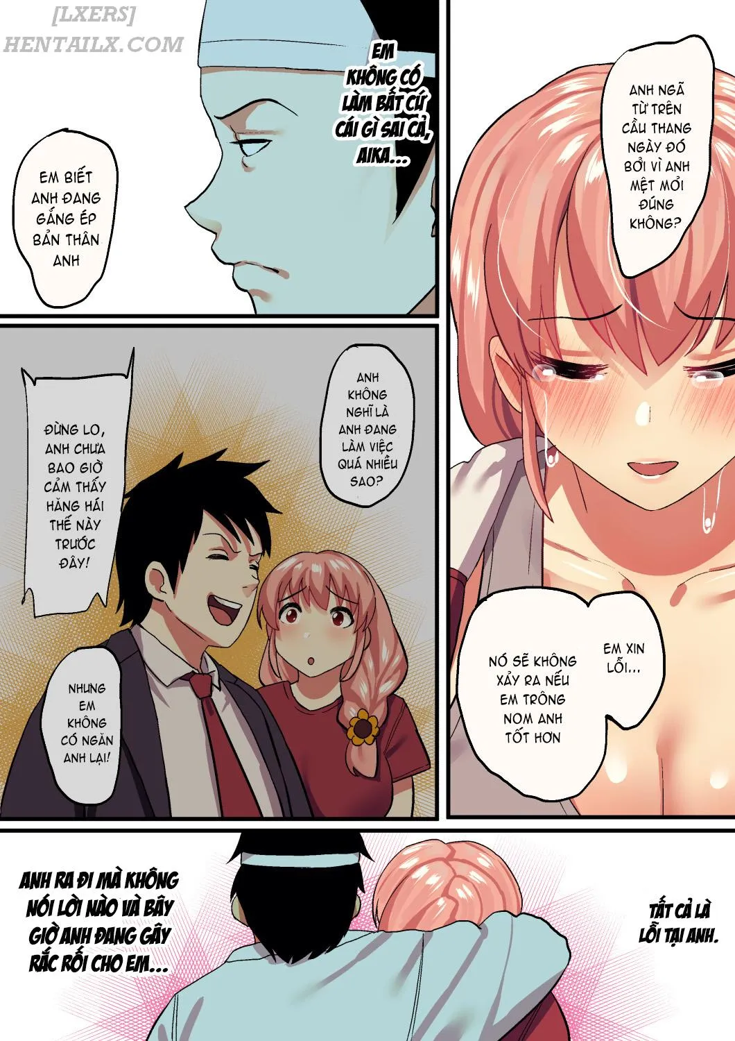 HentaiVN.net - Ảnh 5 - Shishite Netorare - Oneshot [Full Màu]