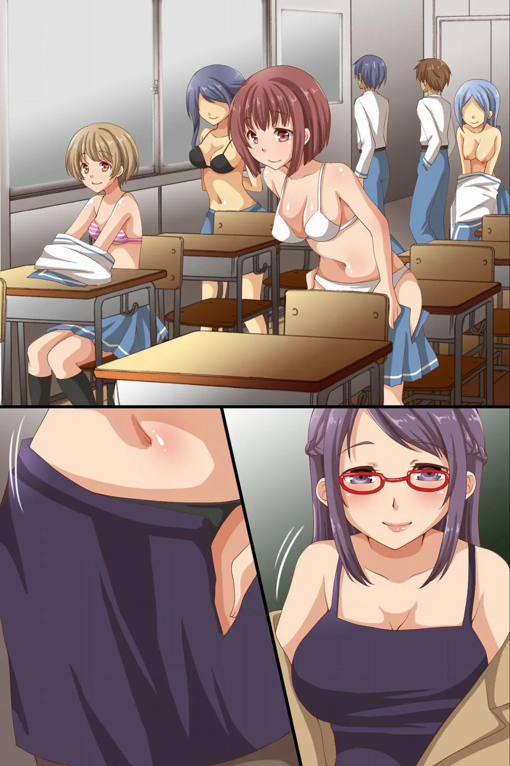 HentaiVN.net - Ảnh 37 - Saimin de Shihai Sareta Gakuen - Chương Artist [Full Color]