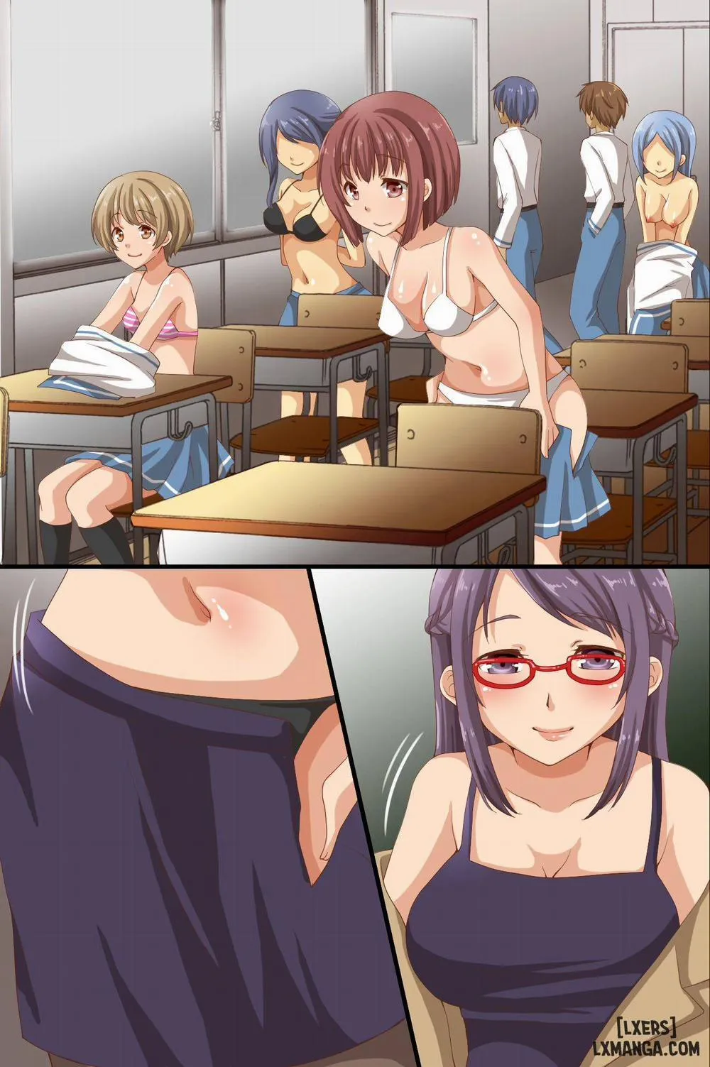 HentaiVN.net - Ảnh 37 - Saimin de Shihai Sareta Gakuen - Chương 1