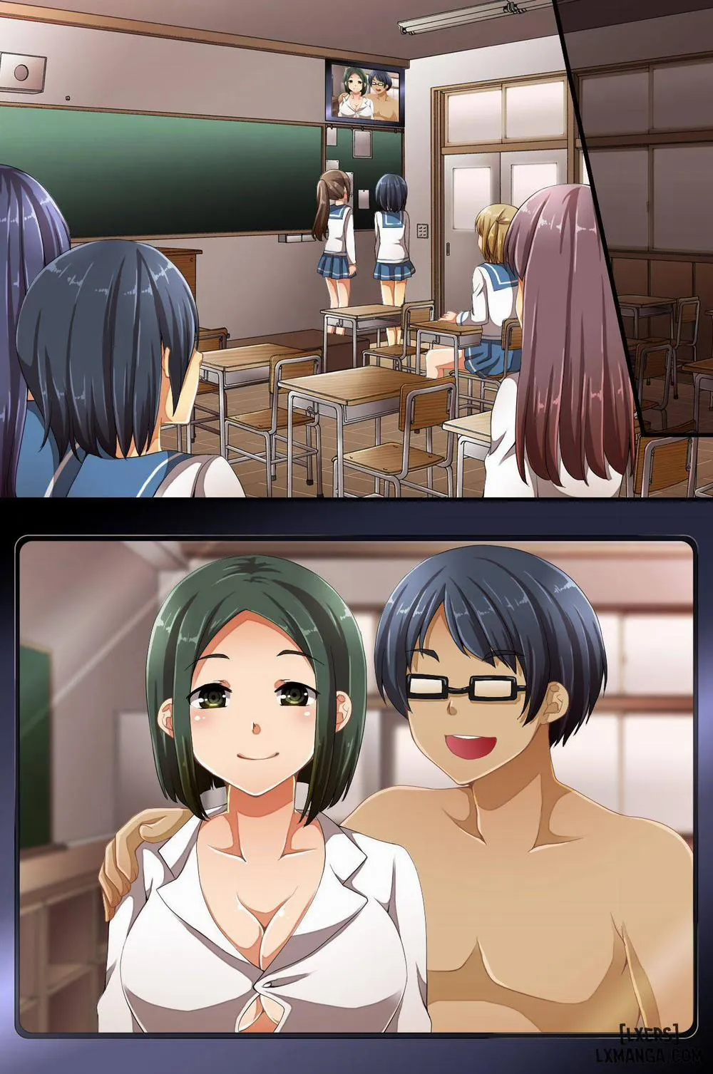 HentaiVN.net - Ảnh 40 - Saimin de Shihai Sareta Gakuen - Chương 3 END