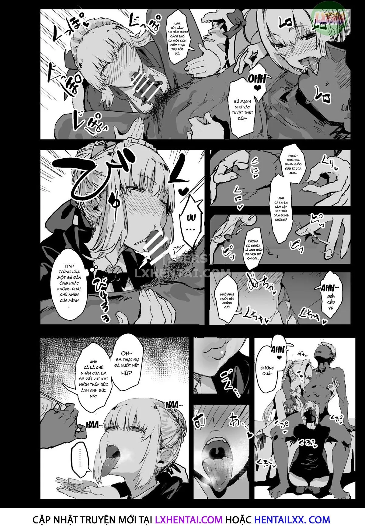HentaiVN.net - Ảnh 11 - Yarichin Ni Gohoushi Sex Suru Nama Onaho To Seishori Maid Netorase Hon - Oneshot