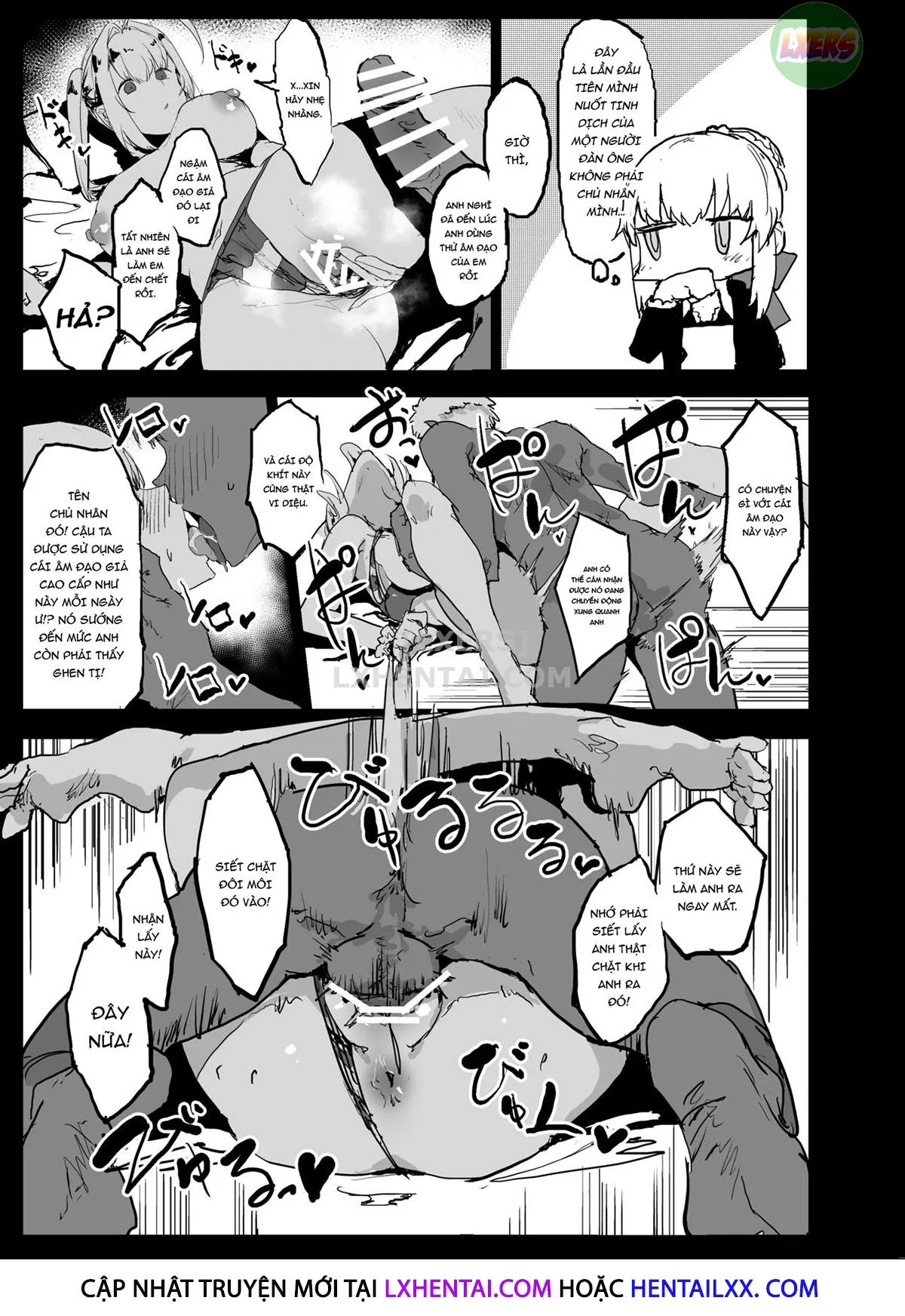 HentaiVN.net - Ảnh 12 - Yarichin Ni Gohoushi Sex Suru Nama Onaho To Seishori Maid Netorase Hon - Oneshot