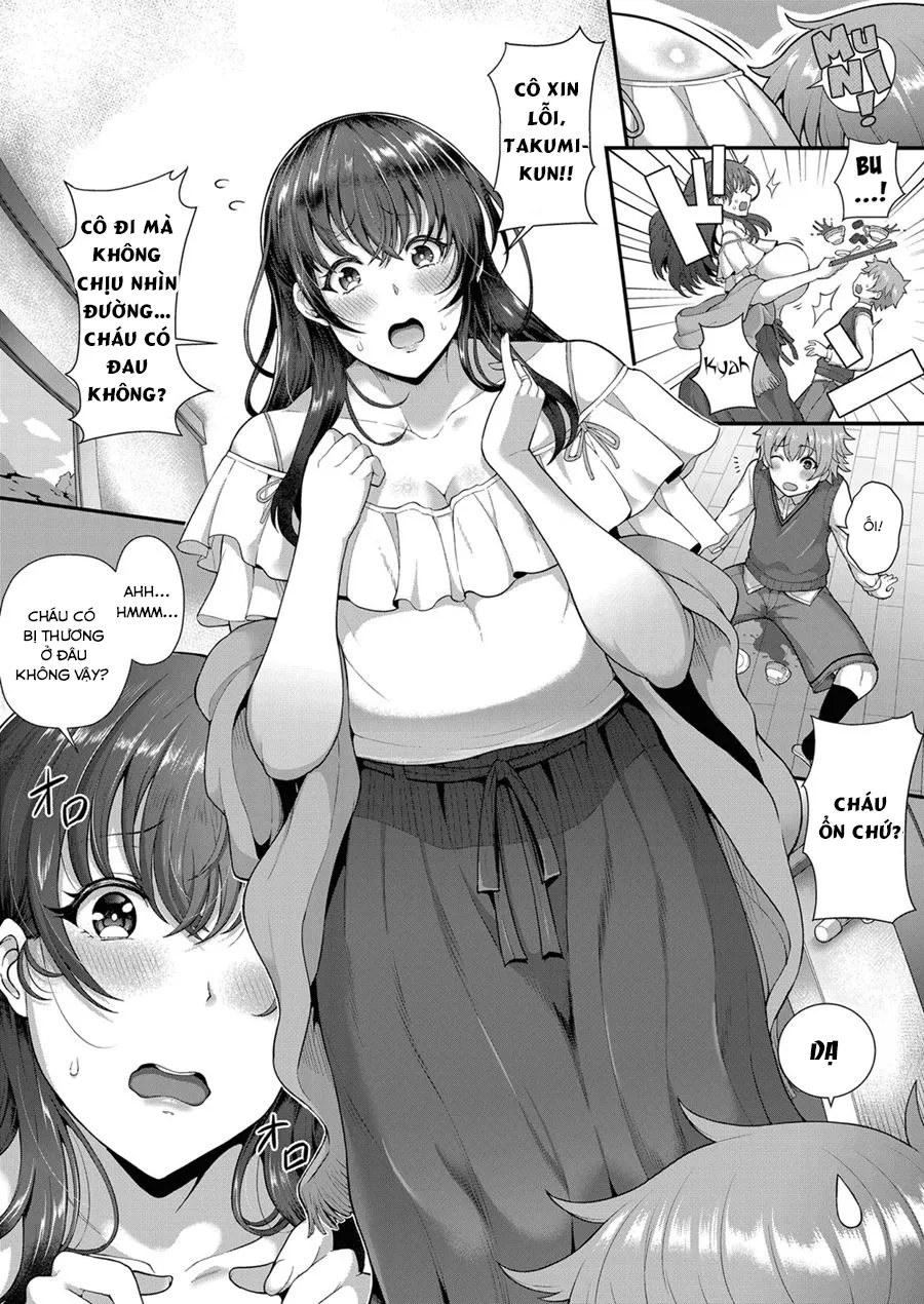 HentaiVN.net - Ảnh 4 - Tomo Haha to Asobo! ~Amakute Ecchi na Fudeoroshi~ [Playing With Your Friend's Mother! ~A Sweet and Naught Deflowering~] - Oneshot
