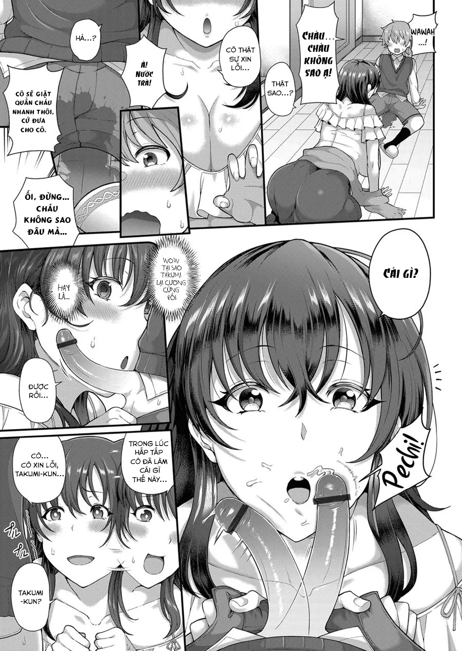 HentaiVN.net - Ảnh 5 - Tomo Haha to Asobo! ~Amakute Ecchi na Fudeoroshi~ [Playing With Your Friend's Mother! ~A Sweet and Naught Deflowering~] - Oneshot
