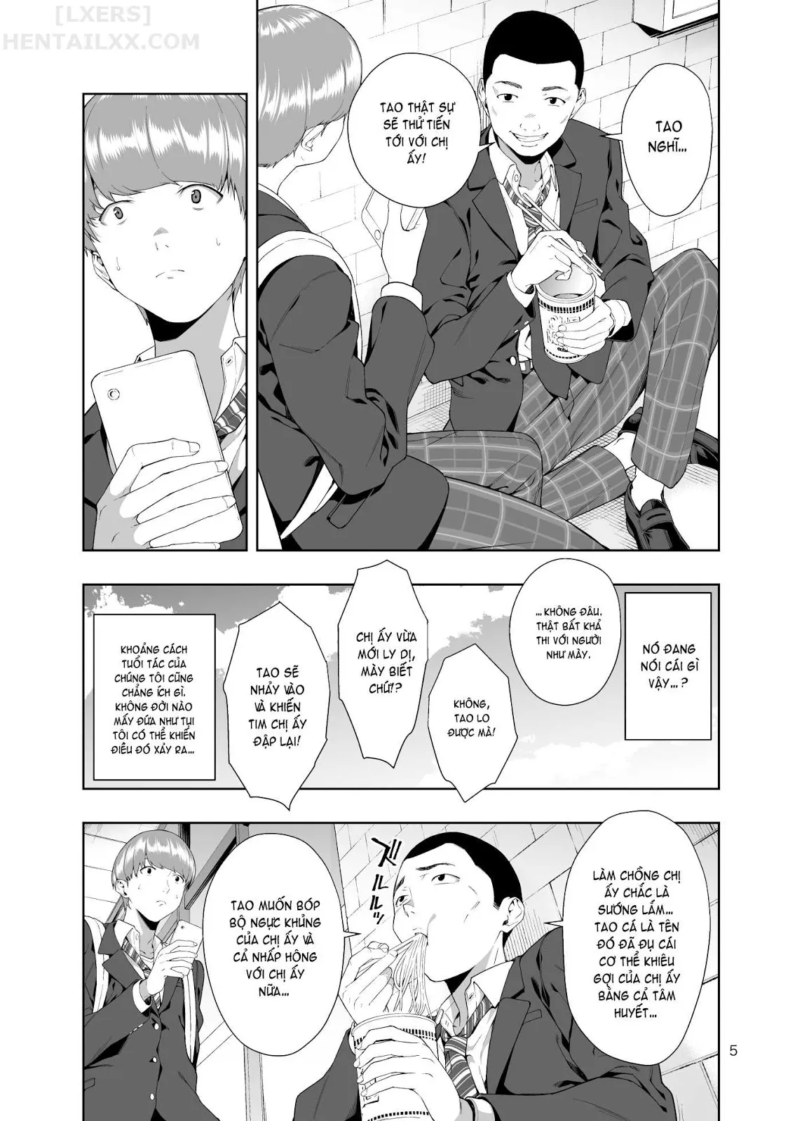 HentaiVN.net - Ảnh 5 - Out Of The Loop [Kaya No Soto] - Oneshot