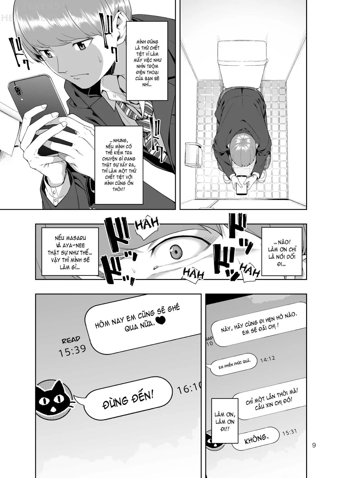 HentaiVN.net - Ảnh 9 - Out Of The Loop [Kaya No Soto] - Oneshot