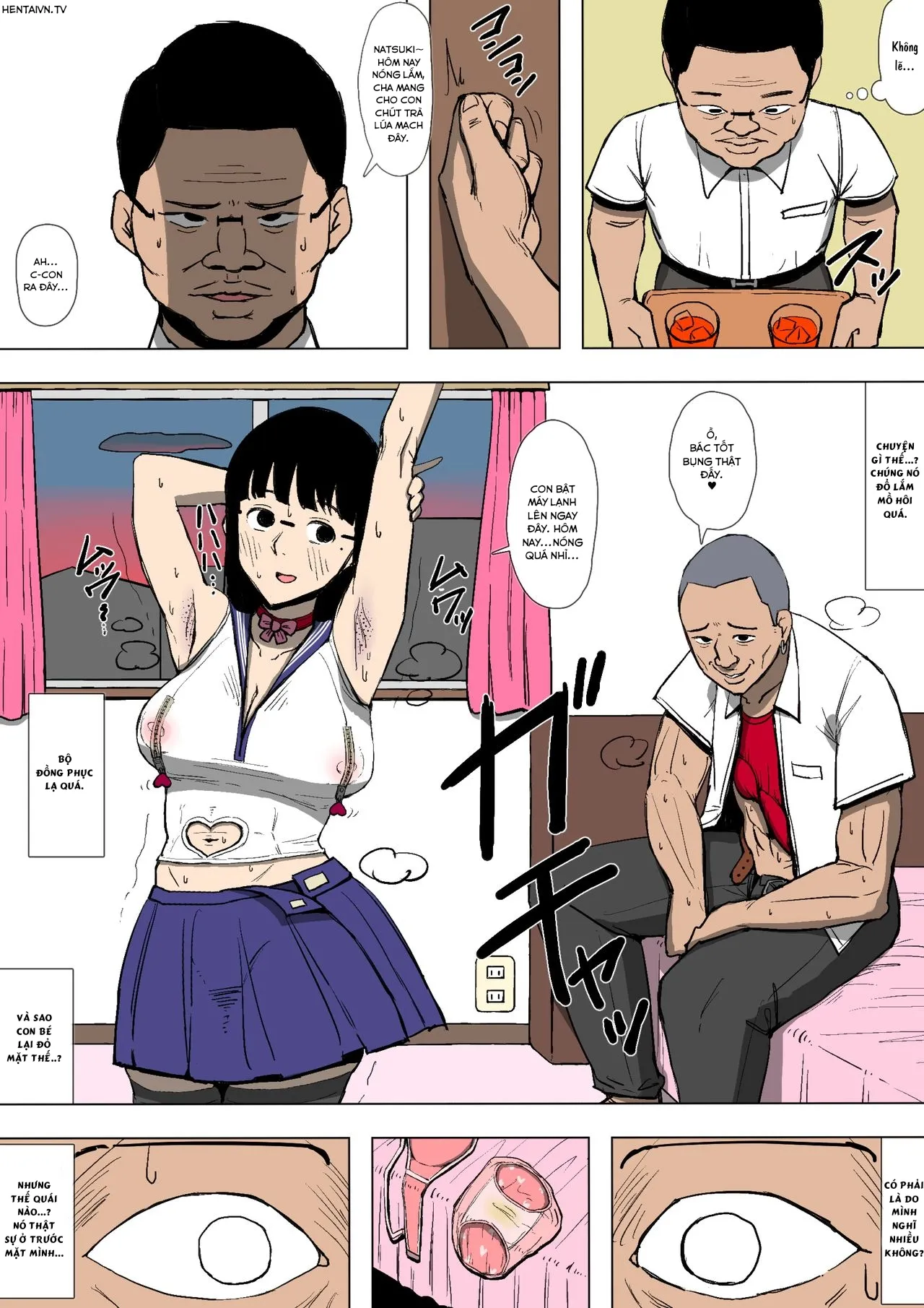 HentaiVN.net - Ảnh 11 - Con gái tôi trở nên sa đọa bởi một thằng khốn nạn [My Daughter was Corrupted by a Delinquent] - Oneshot