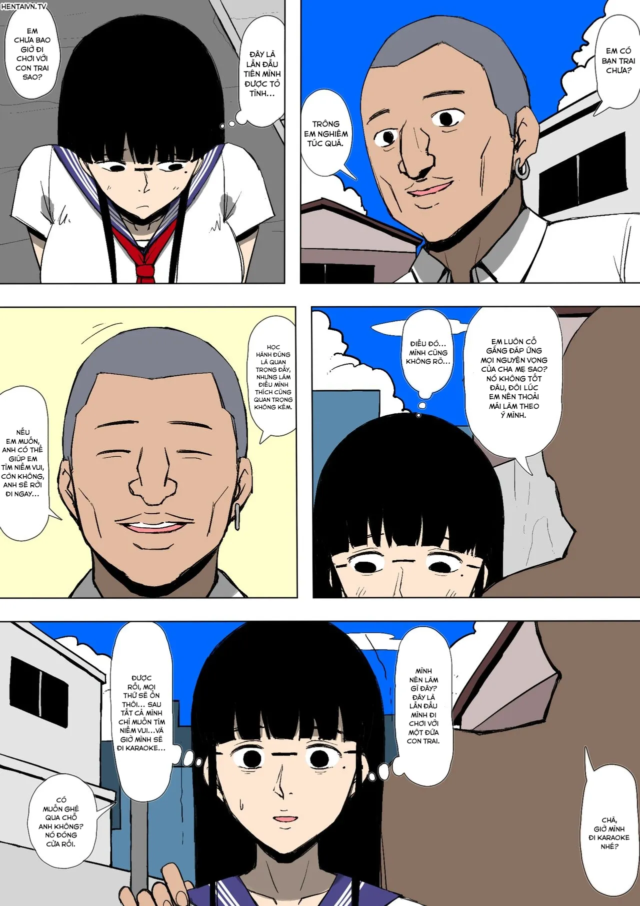 HentaiVN.net - Ảnh 14 - Con gái tôi trở nên sa đọa bởi một thằng khốn nạn [My Daughter was Corrupted by a Delinquent] - Oneshot