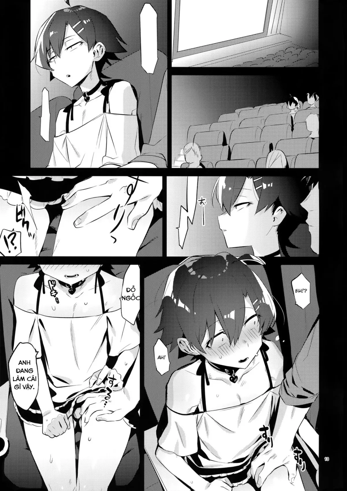 HentaiVN.net - Ảnh 11 - Sự sa đọa của Hikigaya (Yahari Ore No Seishun Love Come Wa Machigatteiru) [Hikigaya Hachiman O Saiminjutsu De Kanojo Ni Shite Yaritai Houdai Suru Hon. 2] - Oneshot