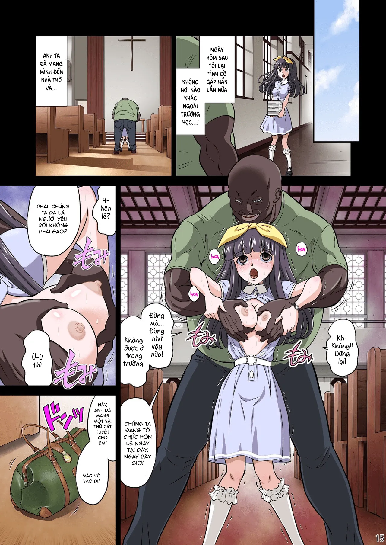 HentaiVN.net - Ảnh 15 - Kokujin VS Shougakusei Vol. 3 ~Shinsou no Reijou - Kyonyuu JS Asahina Kokoa Hen~ [黒人VS◯学生Vol.3 ～深窓の令嬢・巨乳J◯朝比奈心愛編～] - Oneshot