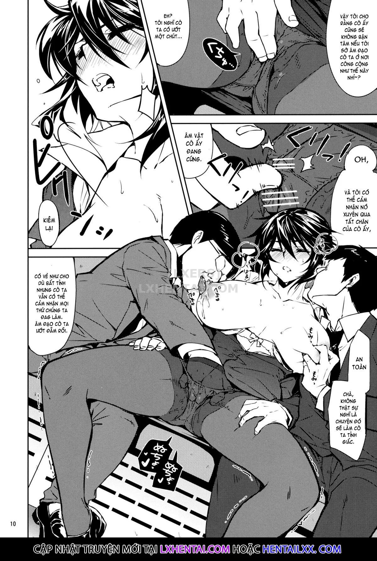 HentaiVN.net - Ảnh 10 - Last Train x Dead Drunk x Big Sis Chifuyu [終電×泥酔×千冬姉] - Oneshot