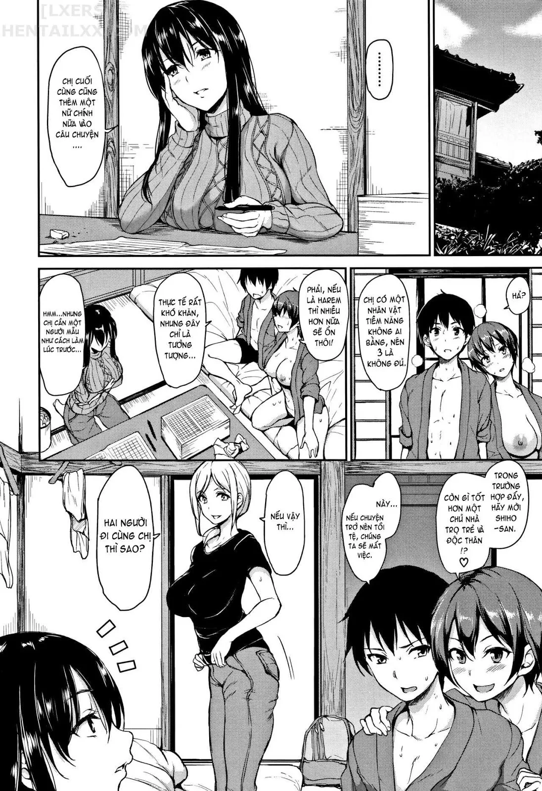 HentaiVN.net - Ảnh 5 - Yukemuri Harem Monogatari - Chap 3