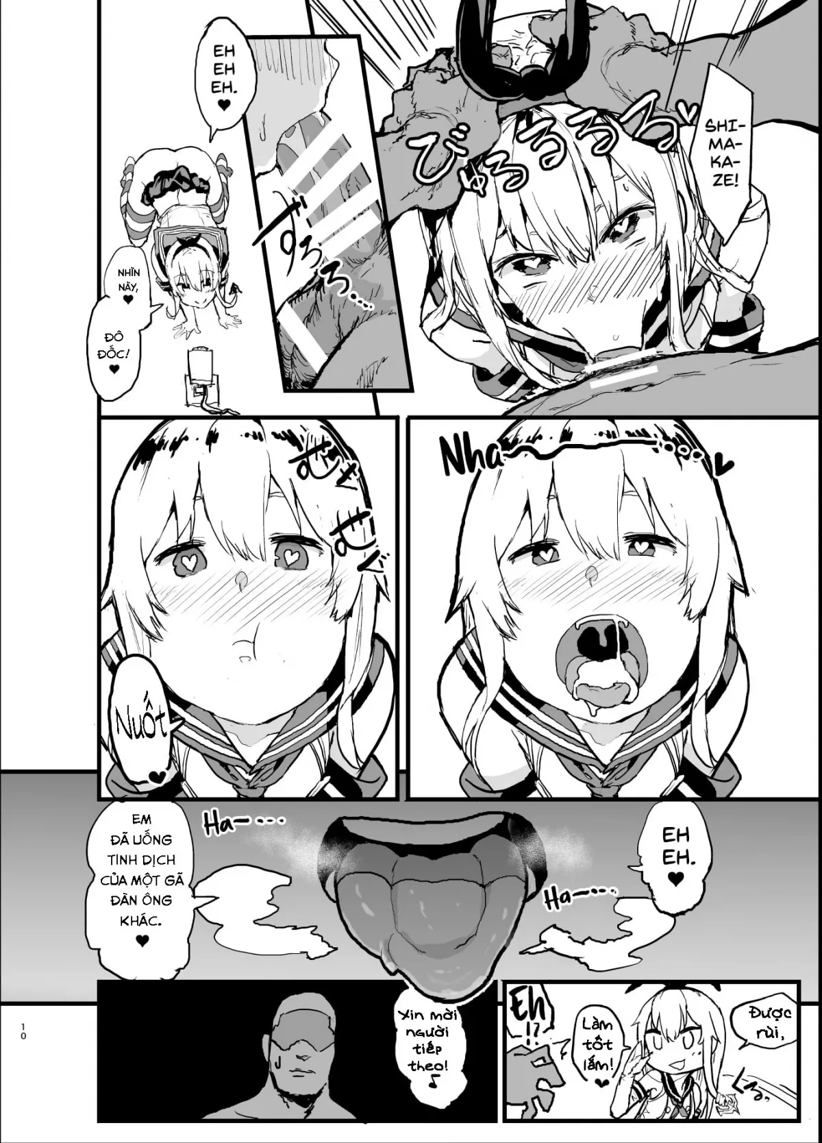 HentaiVN.net - Ảnh 11 - A Book Where Shimakaze Has Passionate Netorase Sex With a Large Number of Men (Kantai Collection) [Futokutei Tasuu no Otoko to Berochuu Sex Suru Shimakaze Netorase Bon] - Oneshot