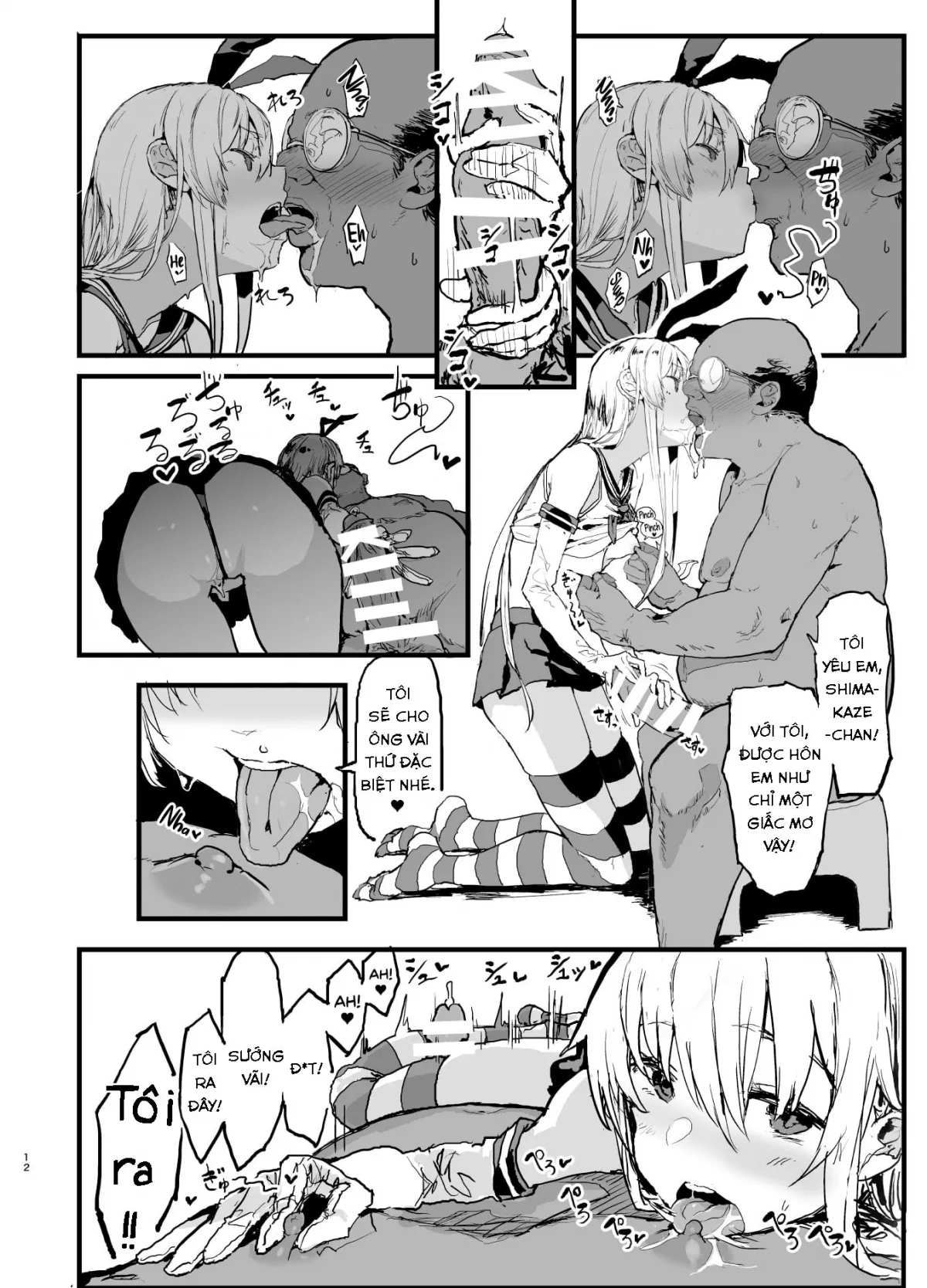 HentaiVN.net - Ảnh 13 - A Book Where Shimakaze Has Passionate Netorase Sex With a Large Number of Men (Kantai Collection) [Futokutei Tasuu no Otoko to Berochuu Sex Suru Shimakaze Netorase Bon] - Oneshot