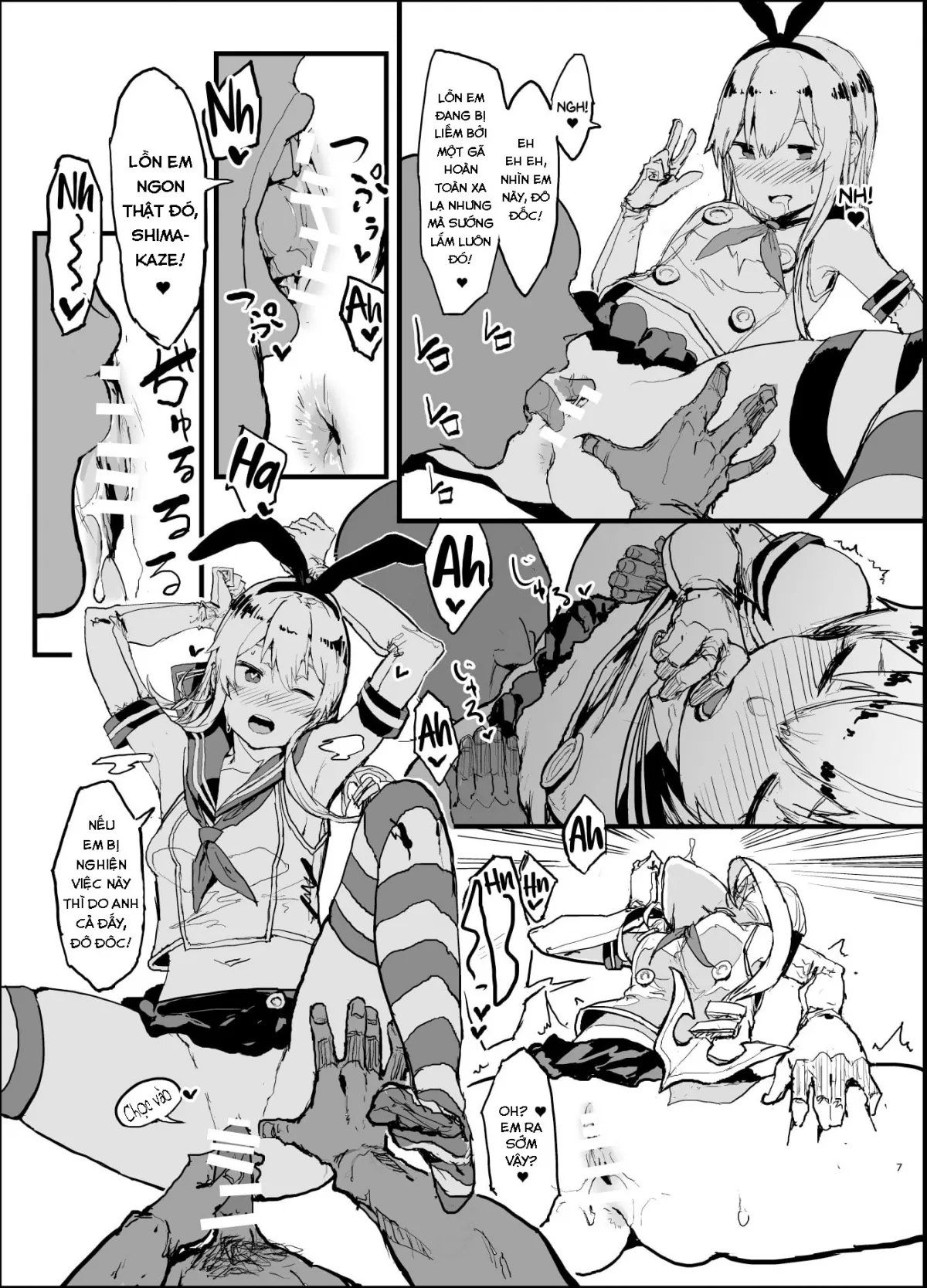 HentaiVN.net - Ảnh 8 - A Book Where Shimakaze Has Passionate Netorase Sex With a Large Number of Men (Kantai Collection) [Futokutei Tasuu no Otoko to Berochuu Sex Suru Shimakaze Netorase Bon] - Oneshot