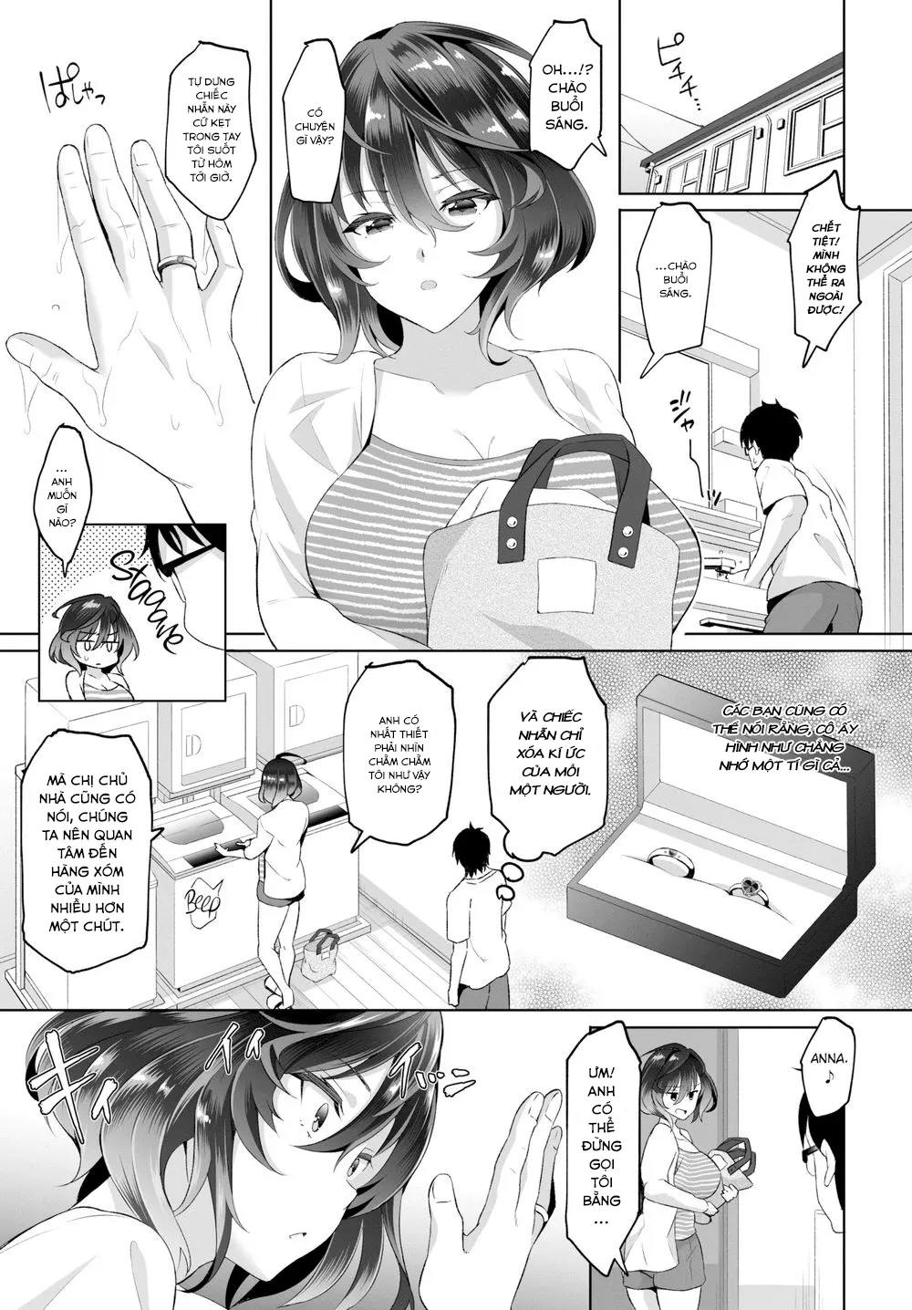 HentaiVN.net - Ảnh 20 - Tôi lập harem bằng chiếc nhẫn ma thuật! [I, a gloomy person, used a magical item to create my own harem in the shared house] - Chap 3: Threesome Time ( ͡• ͜ʖ ͡• )