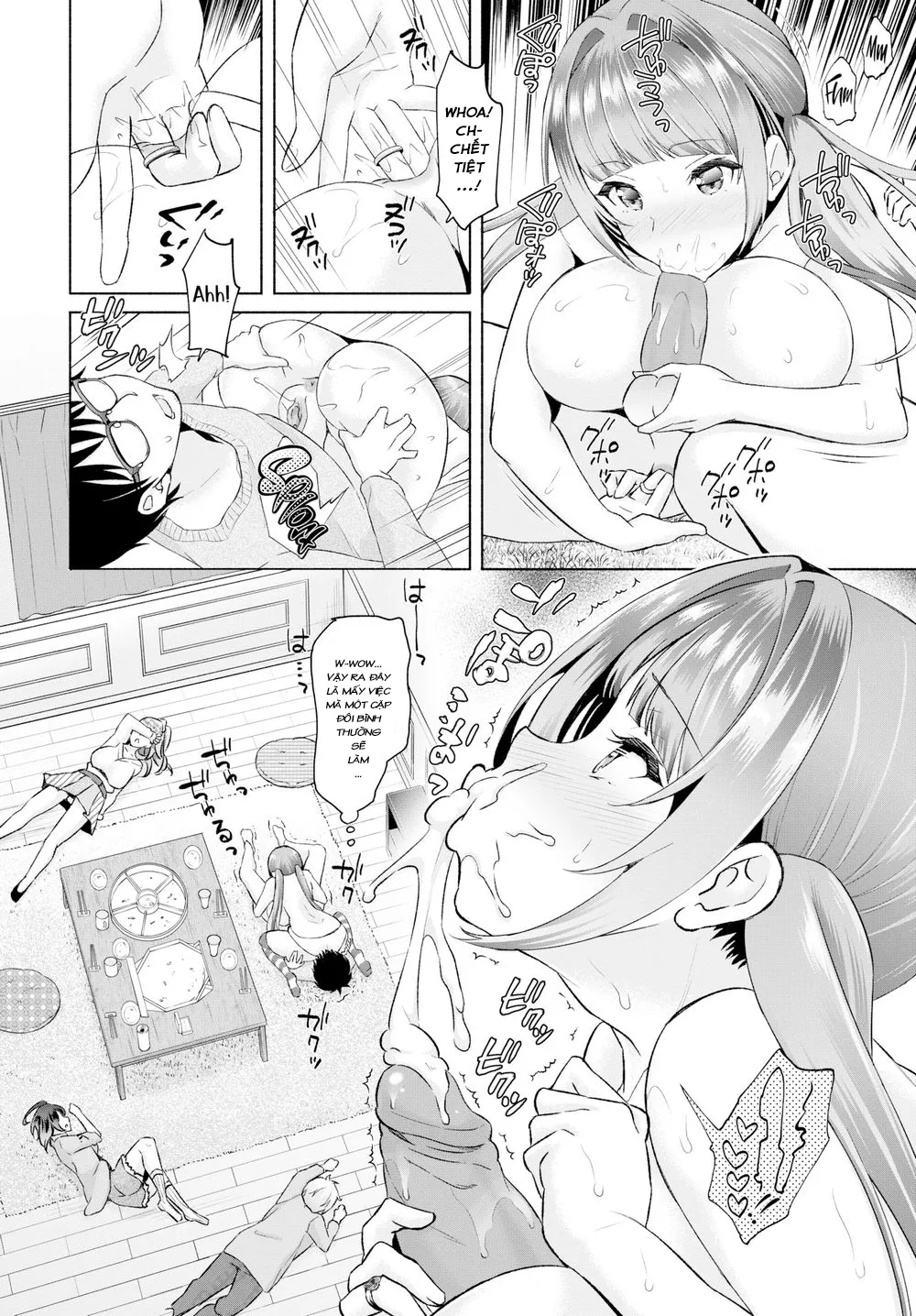 HentaiVN.net - Ảnh 11 - Tôi lập harem bằng chiếc nhẫn ma thuật! [I, a gloomy person, used a magical item to create my own harem in the shared house] - Chap 4: Netori...!!