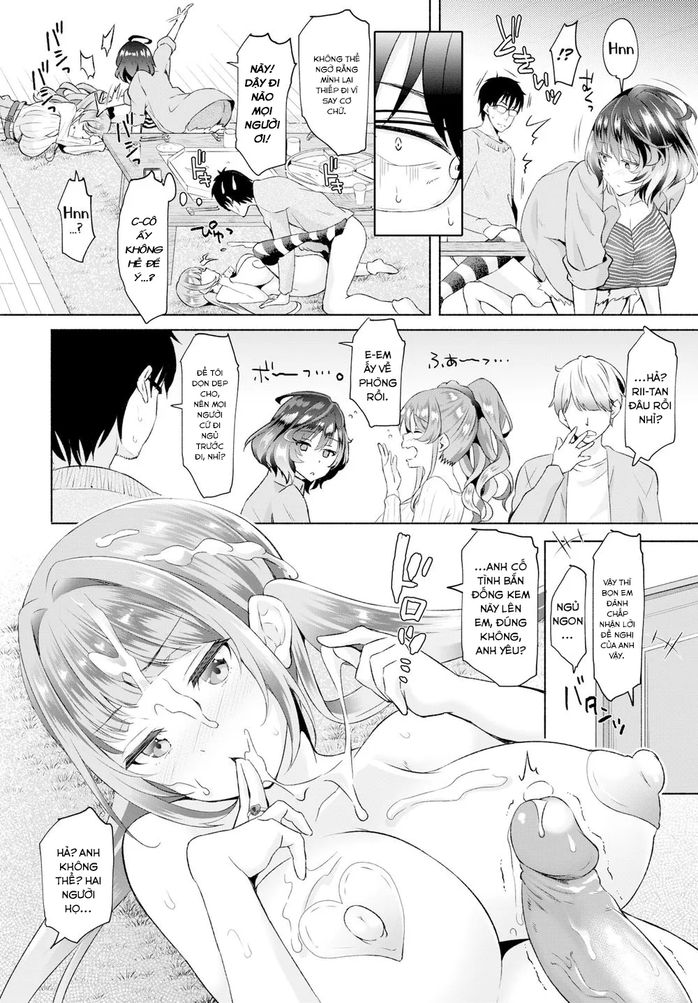 HentaiVN.net - Ảnh 15 - Tôi lập harem bằng chiếc nhẫn ma thuật! [I, a gloomy person, used a magical item to create my own harem in the shared house] - Chap 4: Netori...!!