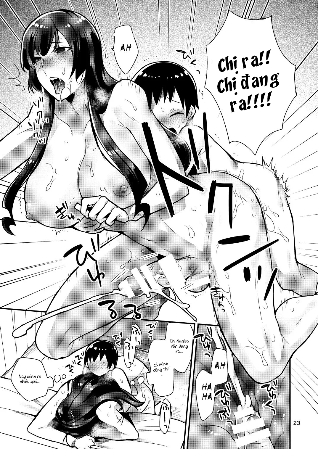 HentaiVN.net - Ảnh 24 - Chị gái bạn tôi và tôi [Classmate no Ane] - Oneshot
