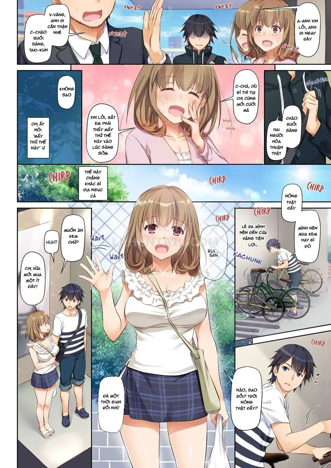 HentaiVN.net - Ảnh 6 - Hitozuma Osananajimi to Hitonatsu no Dekigoto [DLO-07-10-14] - Chap 1