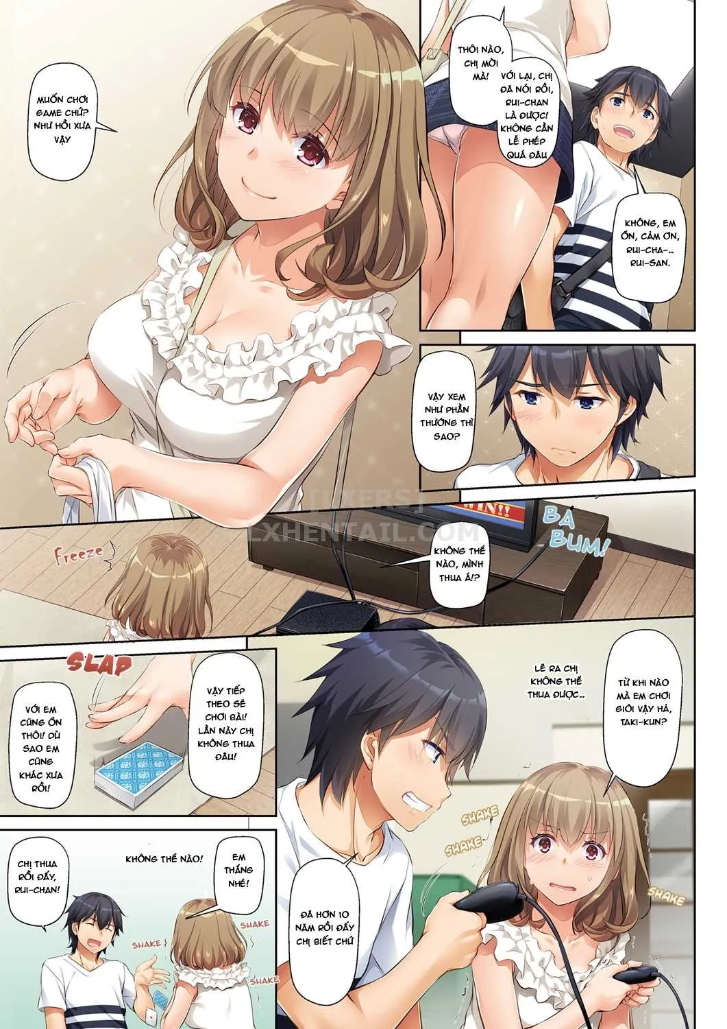 HentaiVN.net - Ảnh 7 - Hitozuma Osananajimi to Hitonatsu no Dekigoto [DLO-07-10-14] - Chap 1