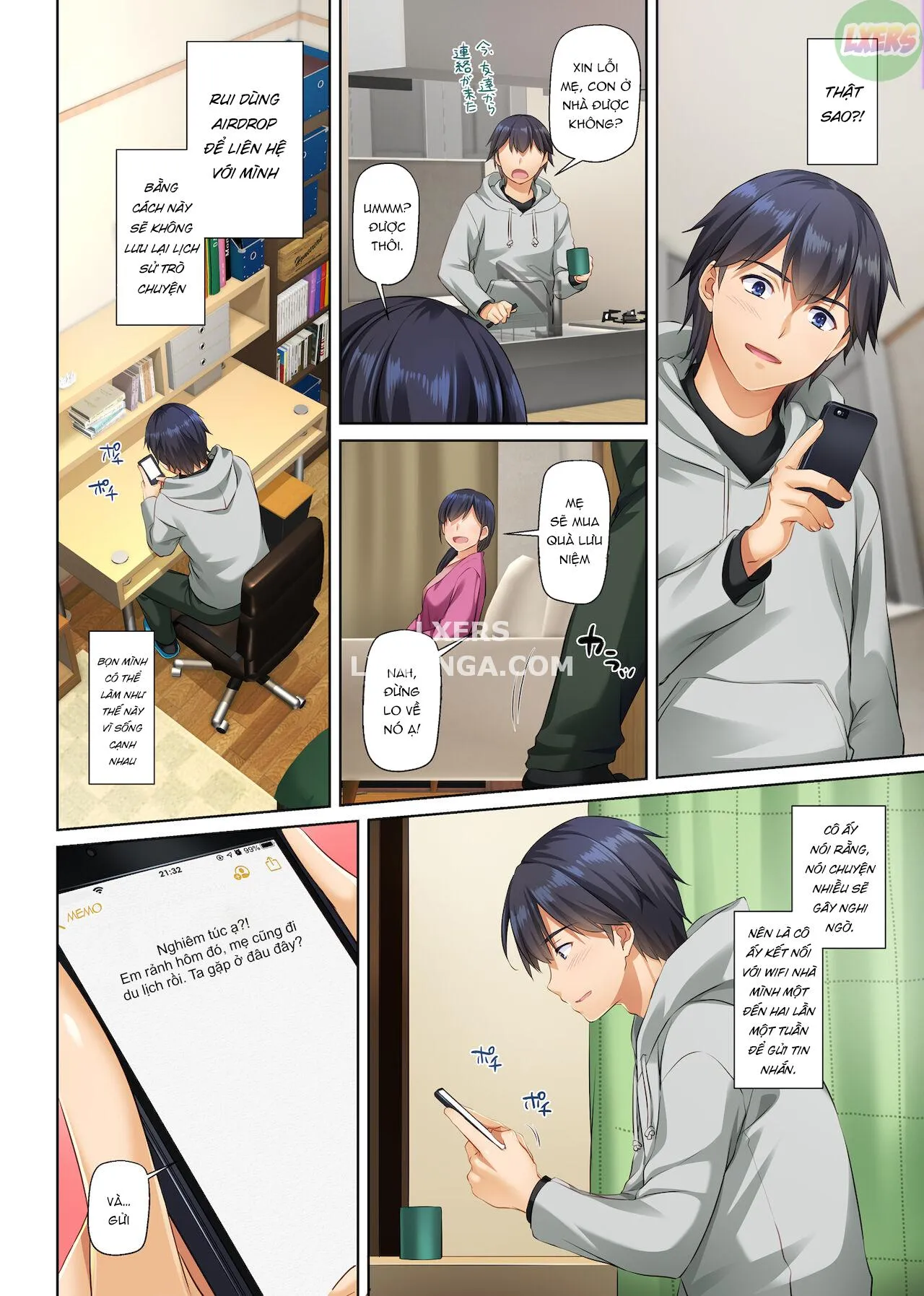 HentaiVN.net - Ảnh 17 - Hitozuma Osananajimi to Hitonatsu no Dekigoto [DLO-07-10-14] - Chap 3
