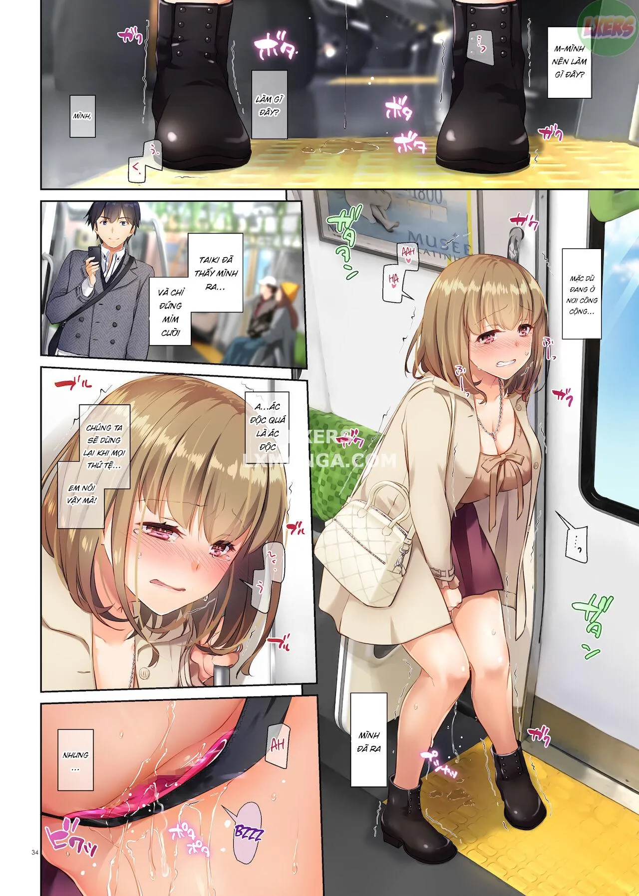 HentaiVN.net - Ảnh 35 - Hitozuma Osananajimi to Hitonatsu no Dekigoto [DLO-07-10-14] - Chap 3