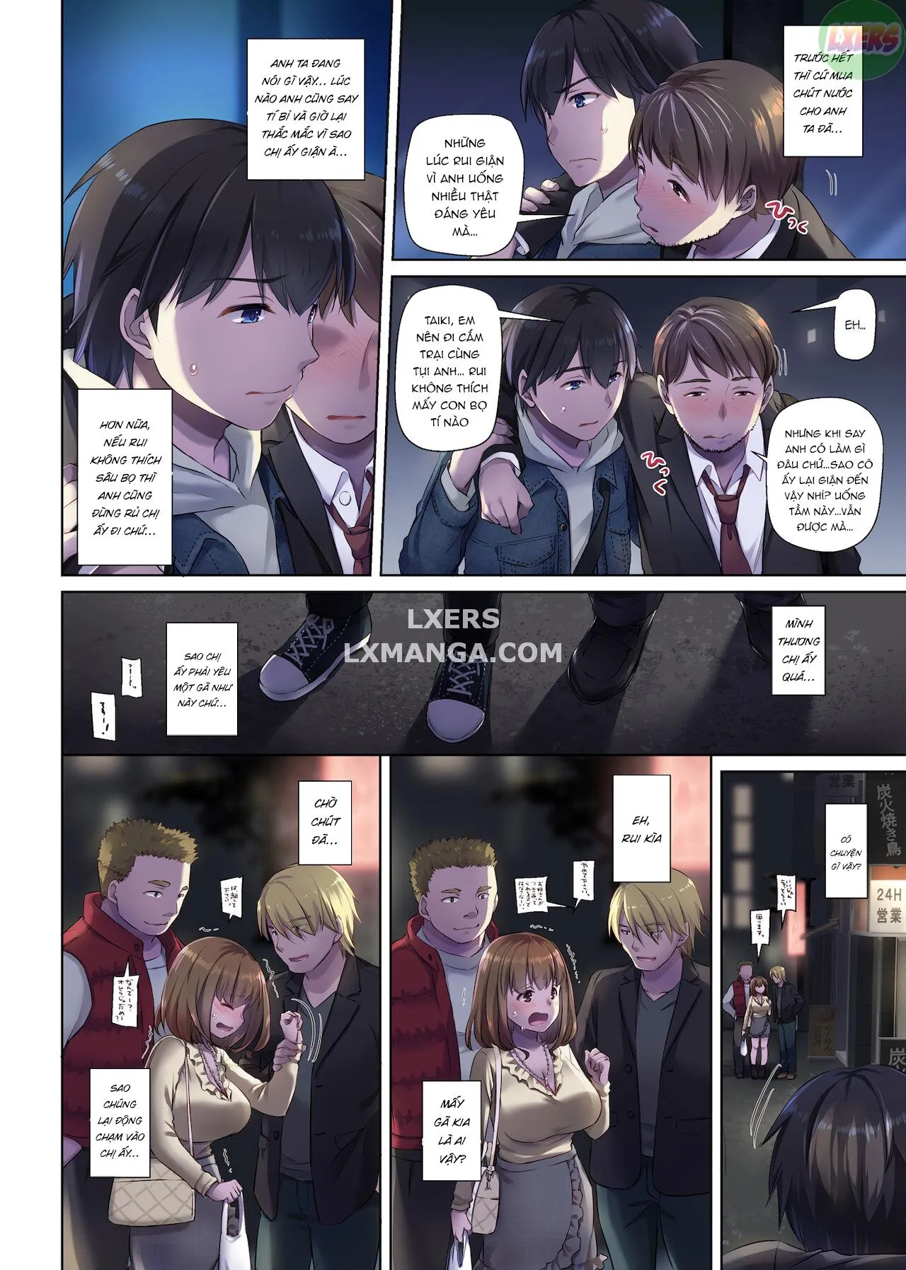 HentaiVN.net - Ảnh 65 - Hitozuma Osananajimi to Hitonatsu no Dekigoto [DLO-07-10-14] - Chap 3