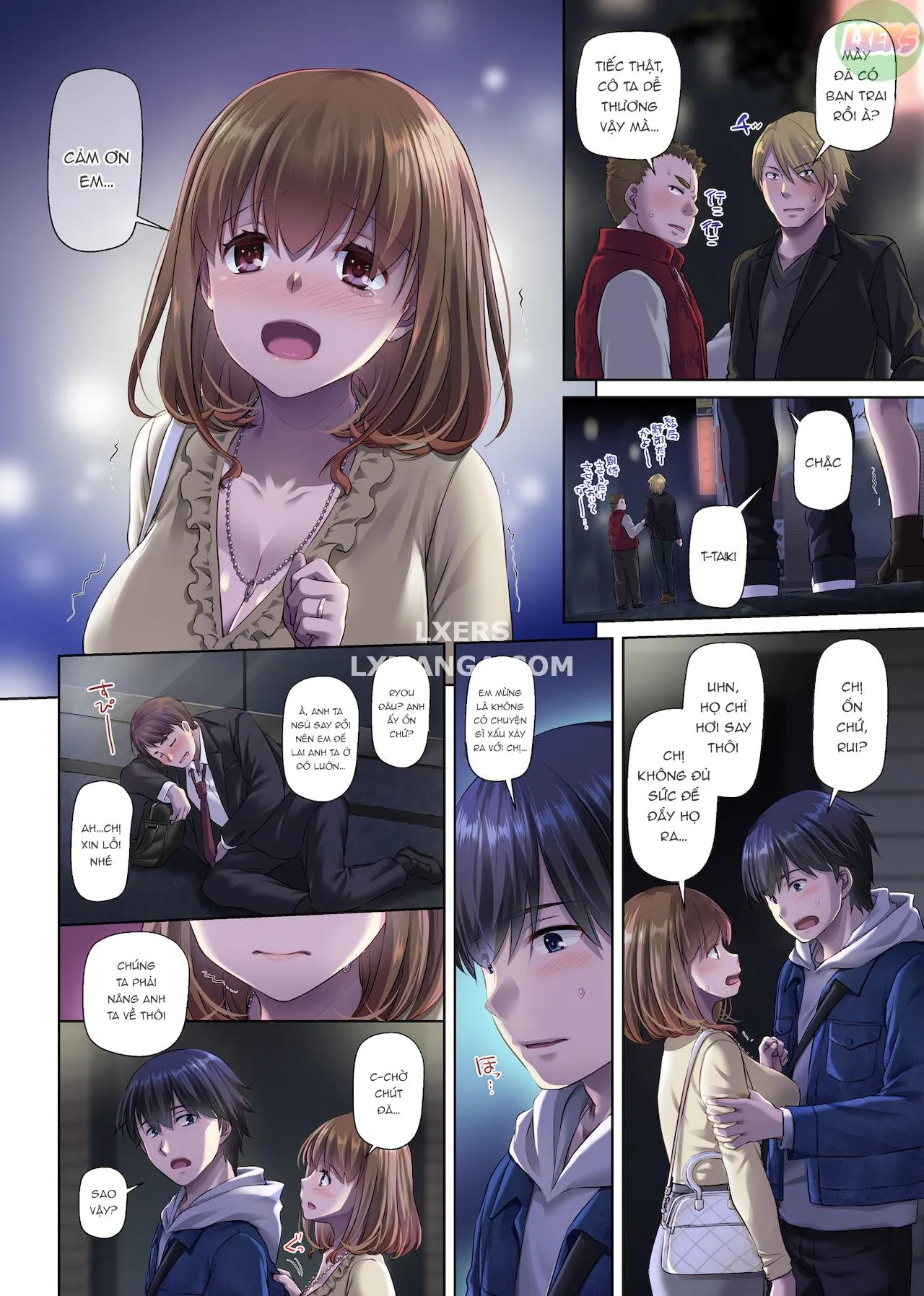HentaiVN.net - Ảnh 67 - Hitozuma Osananajimi to Hitonatsu no Dekigoto [DLO-07-10-14] - Chap 3