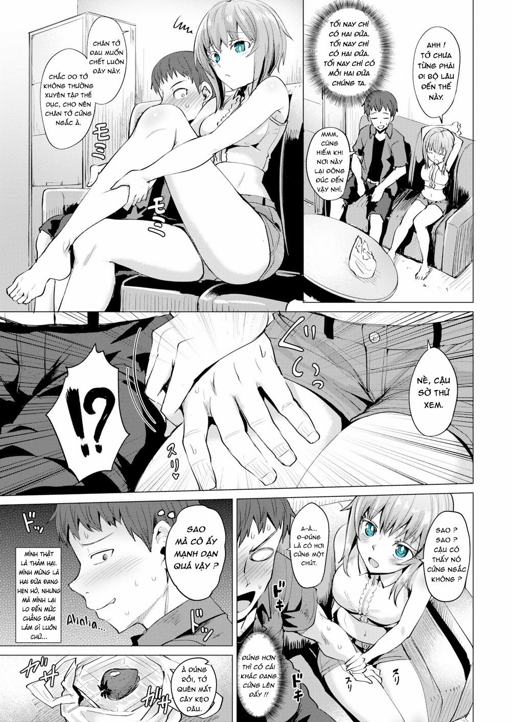 HentaiVN.net - Ảnh 3 - Đôi Mắt Xanh Và Những Cây Kẹo Dâu Tây Ngọt Ngào [Blue Eyes and Candied Strawberries] - Oneshot