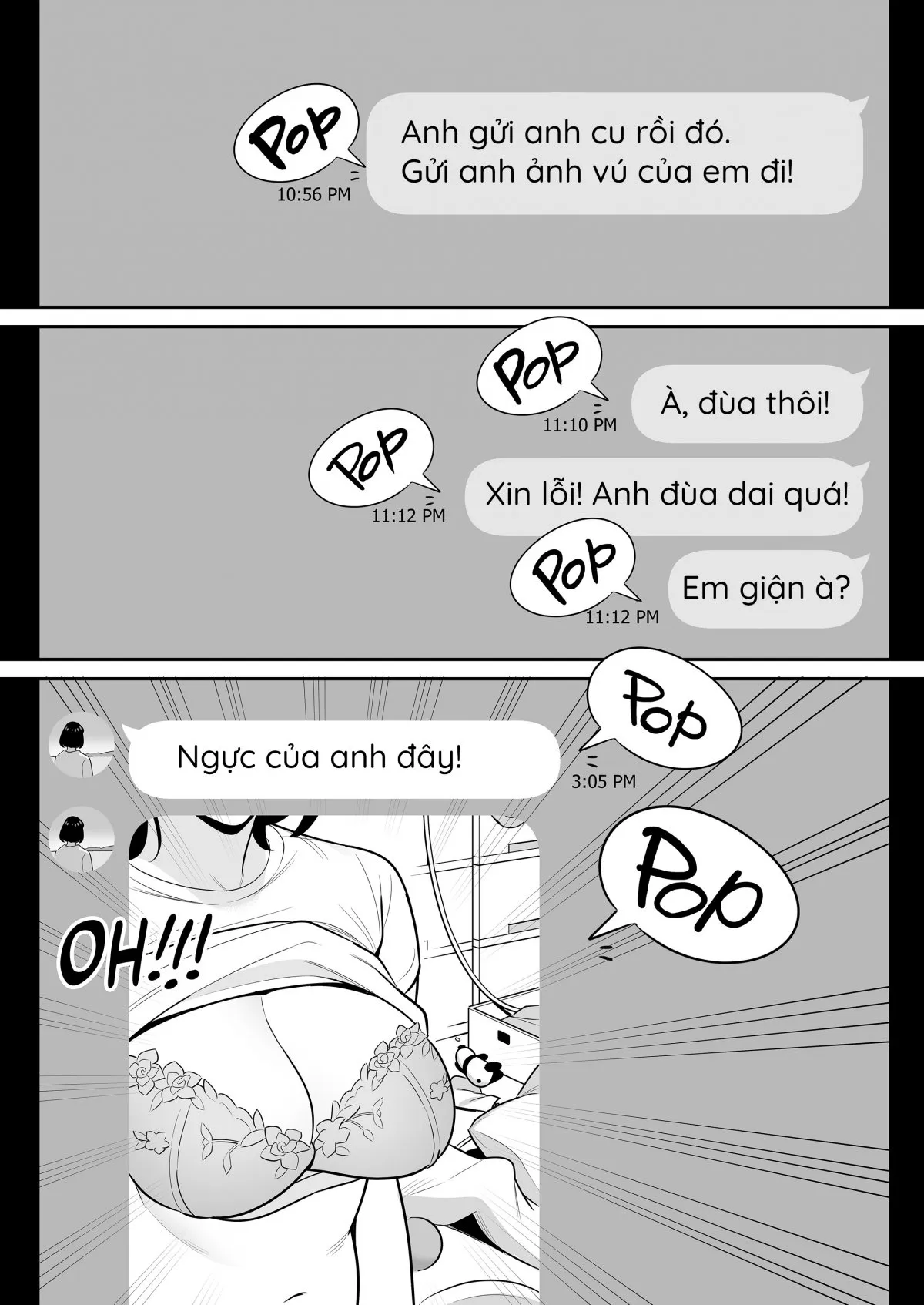 HentaiVN.net - Ảnh 12 - Lướt Tinder, Tôi chịch luôn vợ người ta. - Oneshot [Không che]