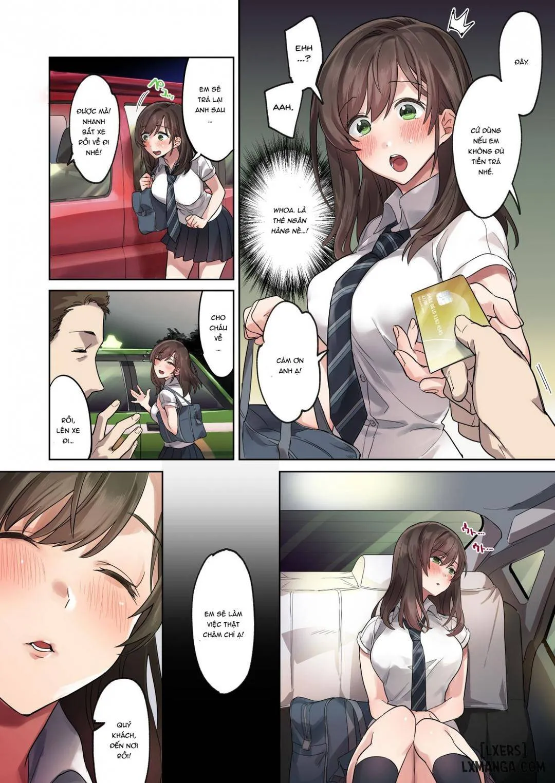 HentaiVN.net - Ảnh 10 - Ngốc ngếch hay ngu ngốc? [Hajimete no Gakusei Beit Shinjiteita Tenchou ni Datsu Shojo Sareta Tokai o Shiranai Gakusei] - Oneshot