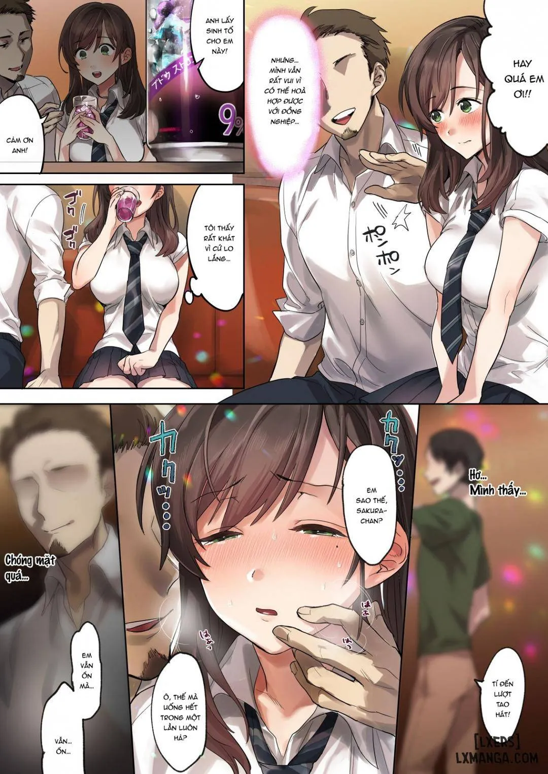 HentaiVN.net - Ảnh 8 - Ngốc ngếch hay ngu ngốc? [Hajimete no Gakusei Beit Shinjiteita Tenchou ni Datsu Shojo Sareta Tokai o Shiranai Gakusei] - Oneshot