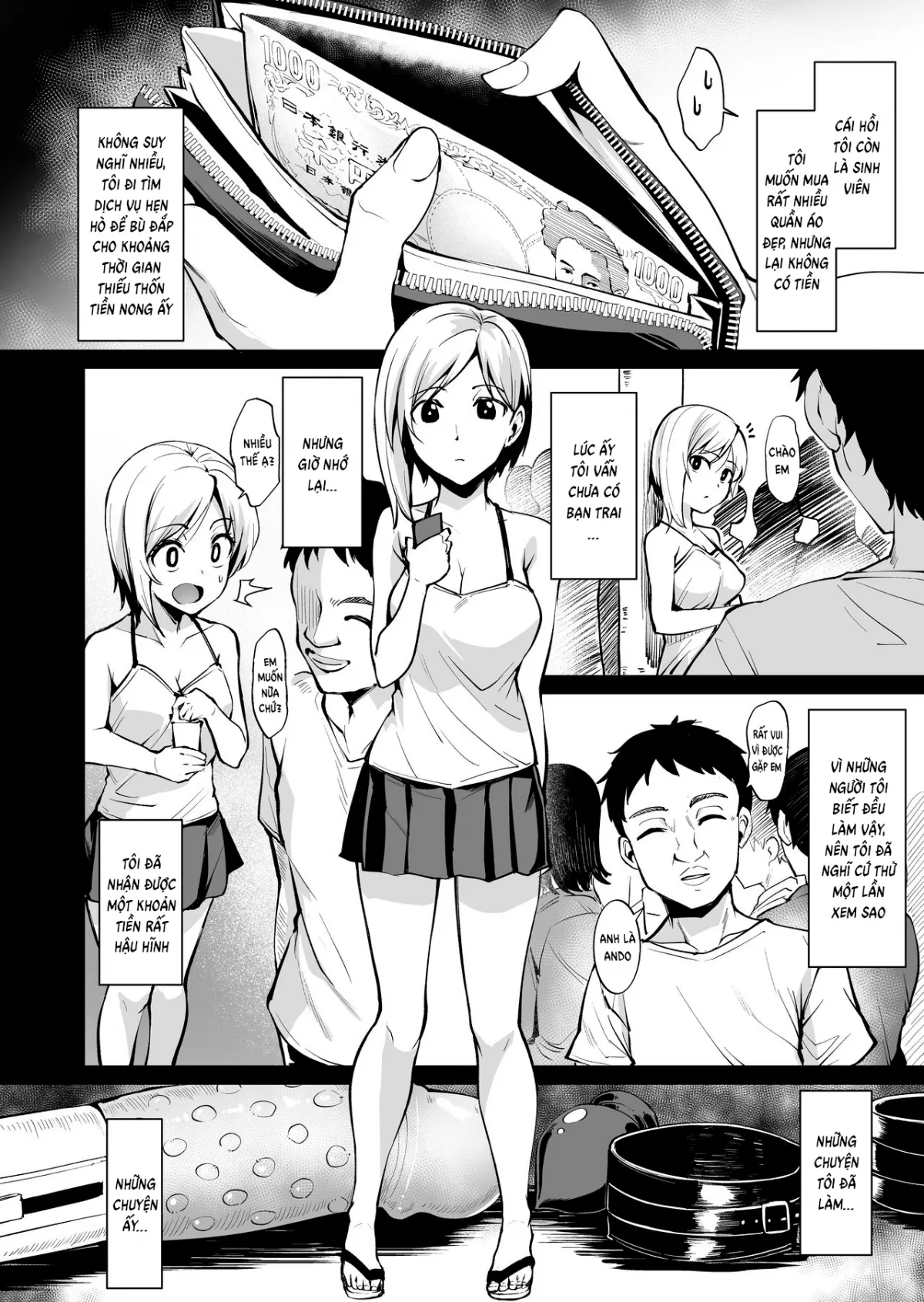 HentaiVN.net - Ảnh 5 - Ashikase ~Hitozuma wa Itsumo Choukyou Sareru Unmei ni~ - Oneshot