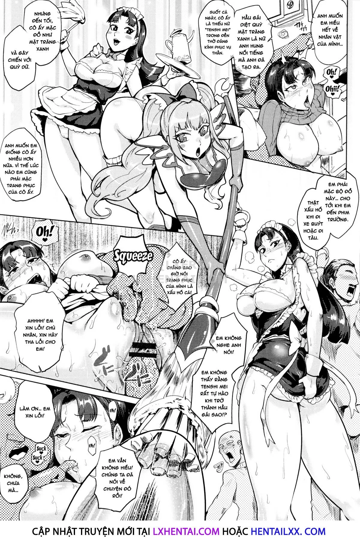 HentaiVN.net - Ảnh 9 - A Shameful Revolt [Hazukashime no Ran Tanetsuke Gokumon Sikyuu Ikimawashi] - Chap 8