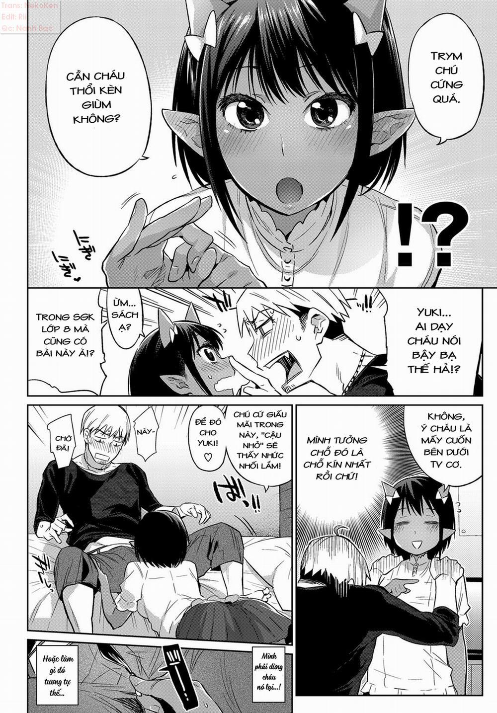 HentaiVN.net - Ảnh 5 - Oni và ông chú hút nhiều thuốc [Oni Dakedo Onnanoko!; I'm A Oni, But Girl!] - Oneshot