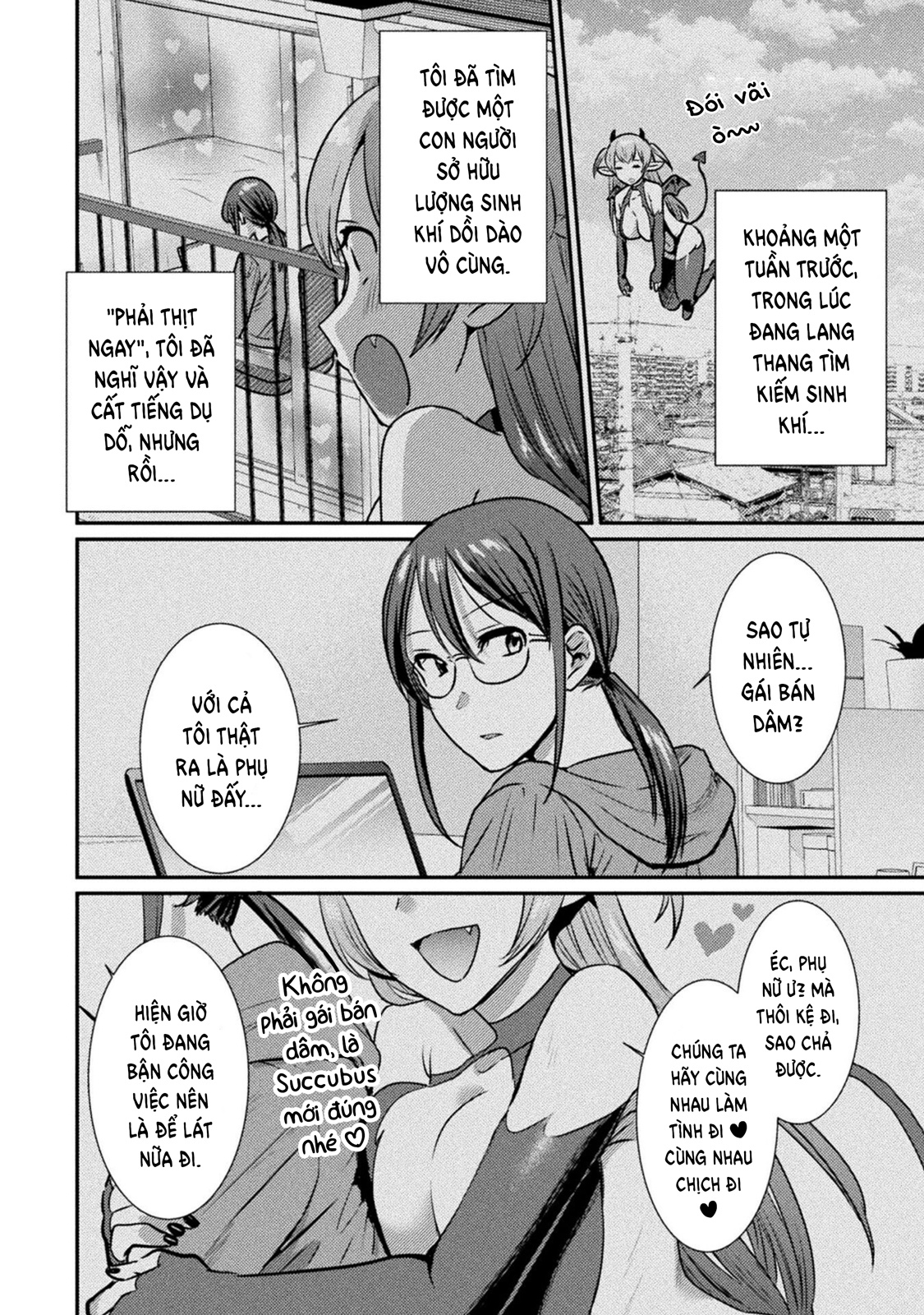 HentaiVN.net - Ảnh 5 - Nỗi U sầu của Succubus-chan - Oneshot
