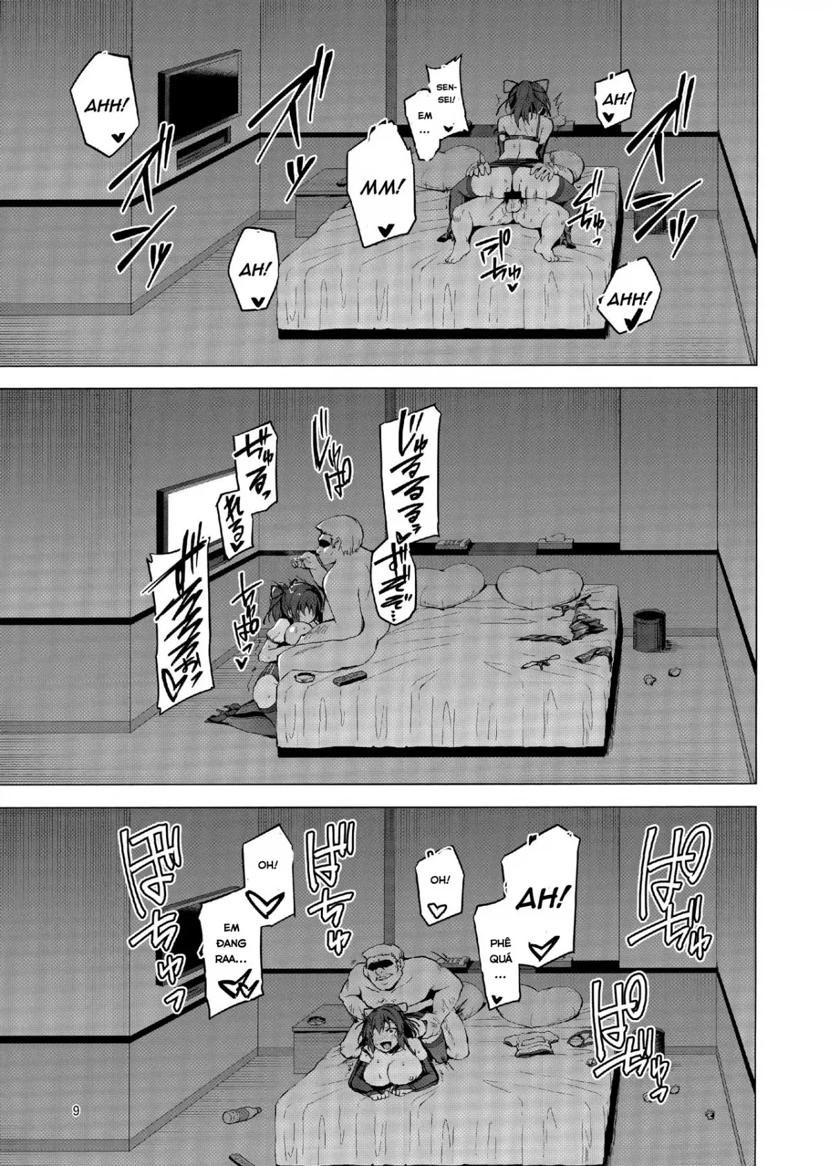 HentaiVN.net - Ảnh 9 - Sau Bữa Tiệc [Netokano After Party] - Oneshot