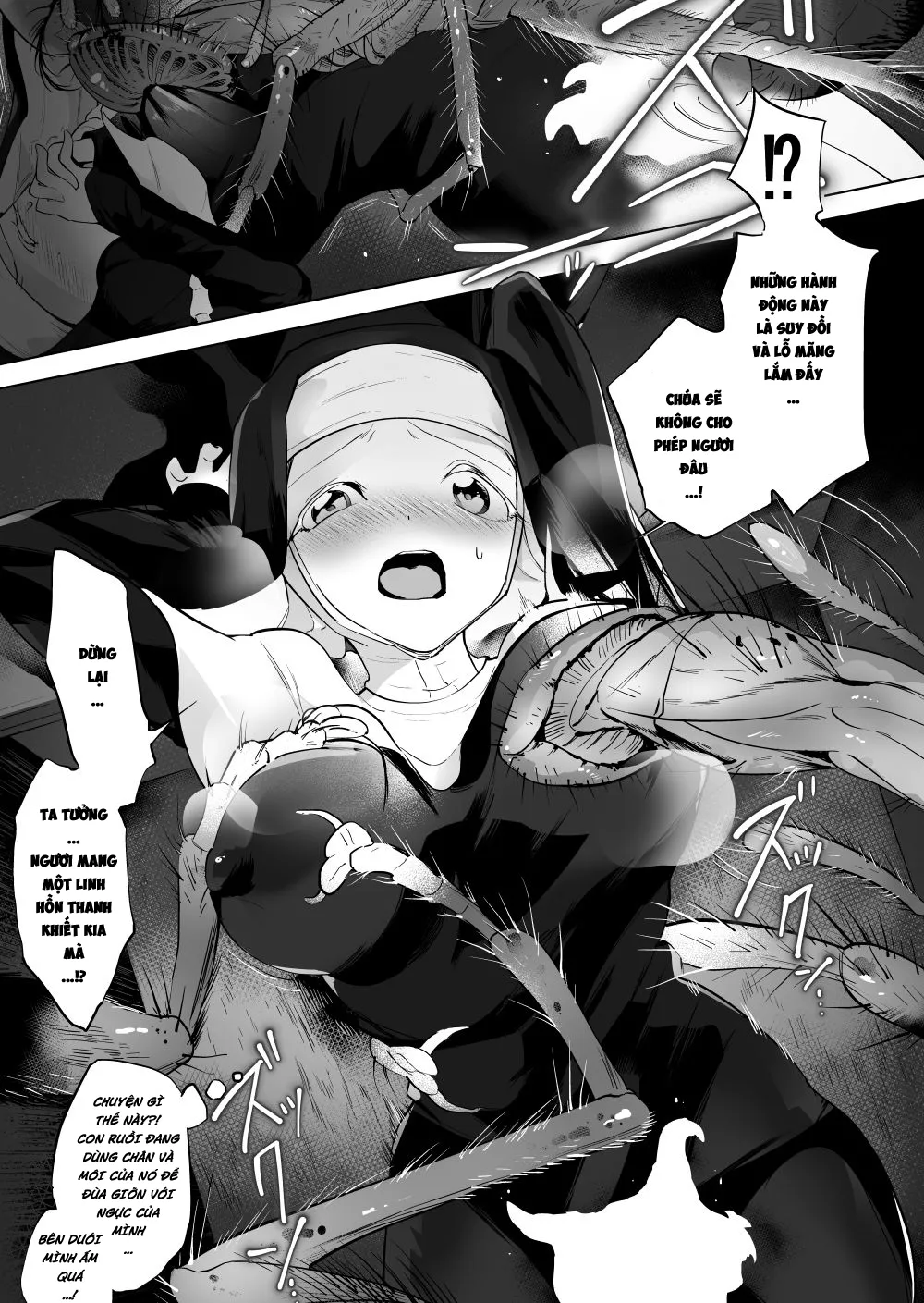 HentaiVN.net - Ảnh 6 - Tình Yêu Của Em Dành Cho Chúa! [受胎告恥] - Oneshot