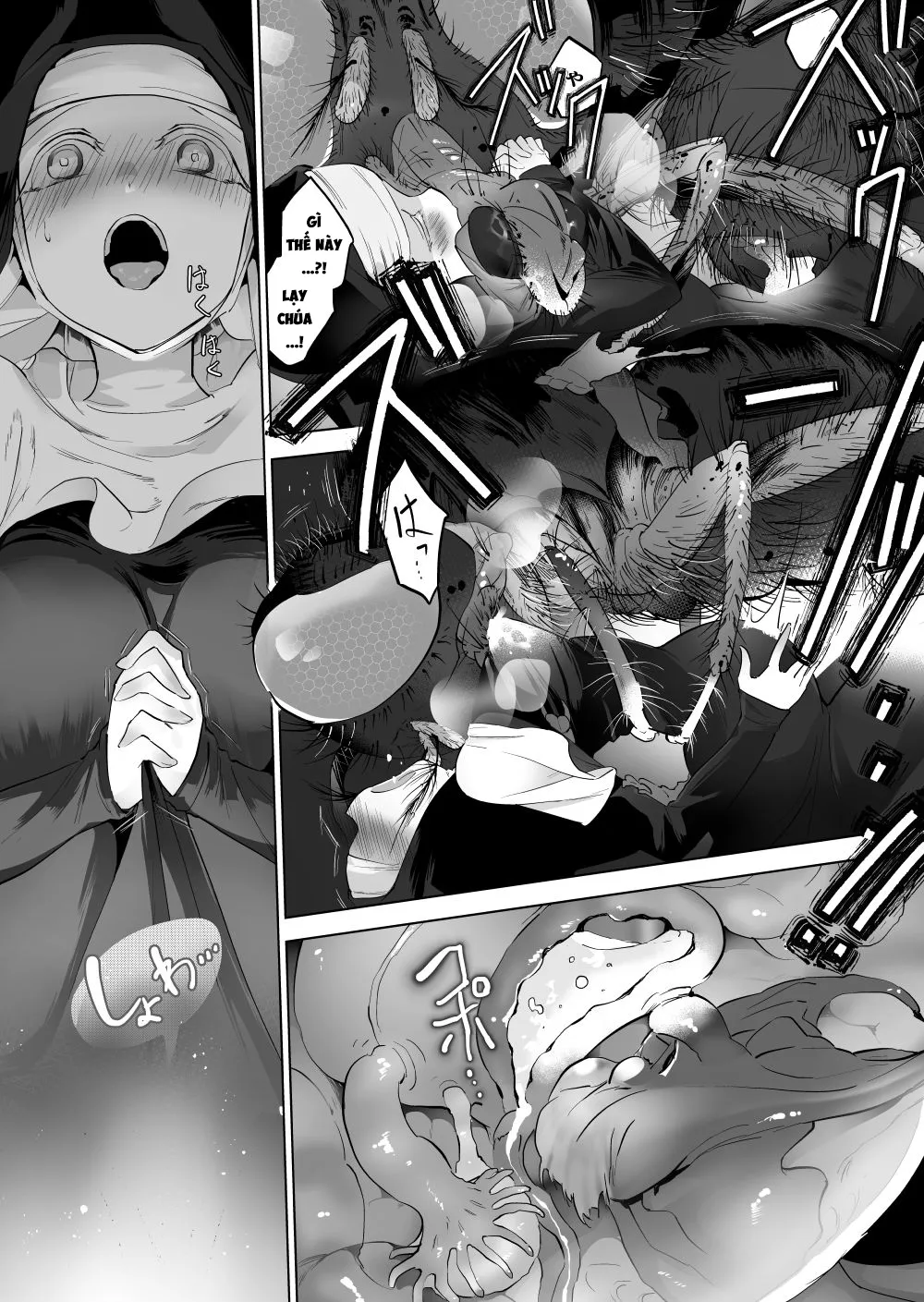 HentaiVN.net - Ảnh 7 - Tình Yêu Của Em Dành Cho Chúa! [受胎告恥] - Oneshot