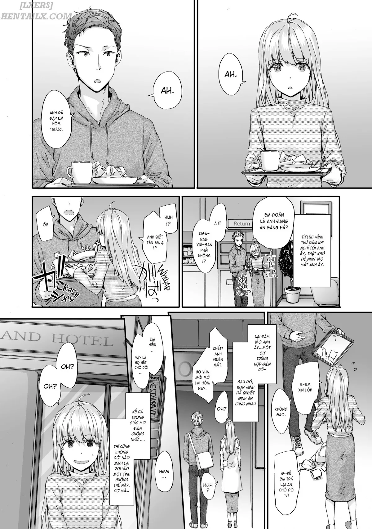 HentaiVN.net - Ảnh 12 - Grand Hotel Life [Comic Kairakuten 2018-02] - Chap 1