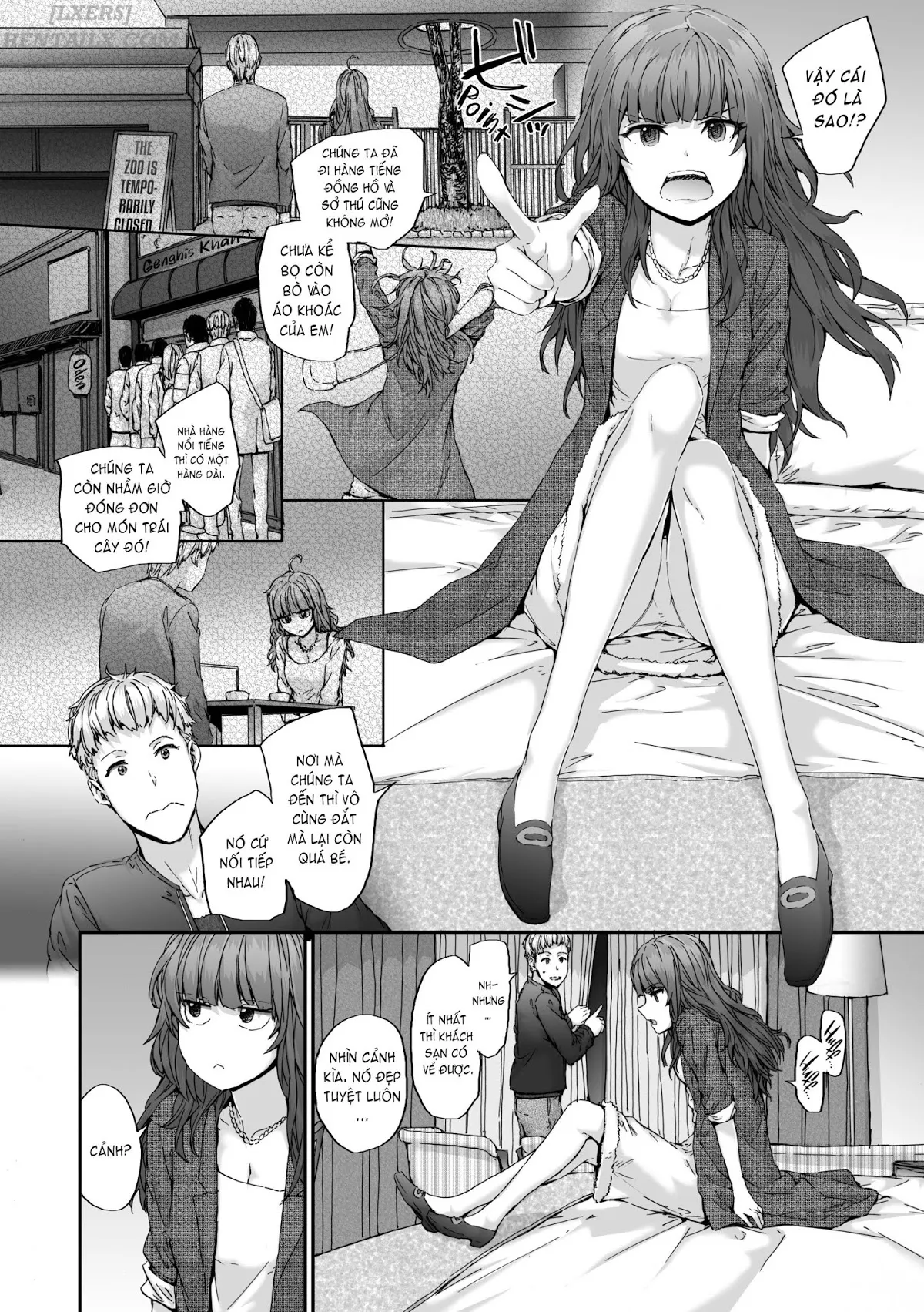 HentaiVN.net - Ảnh 5 - Grand Hotel Life [Comic Kairakuten 2018-02] - Chap 2