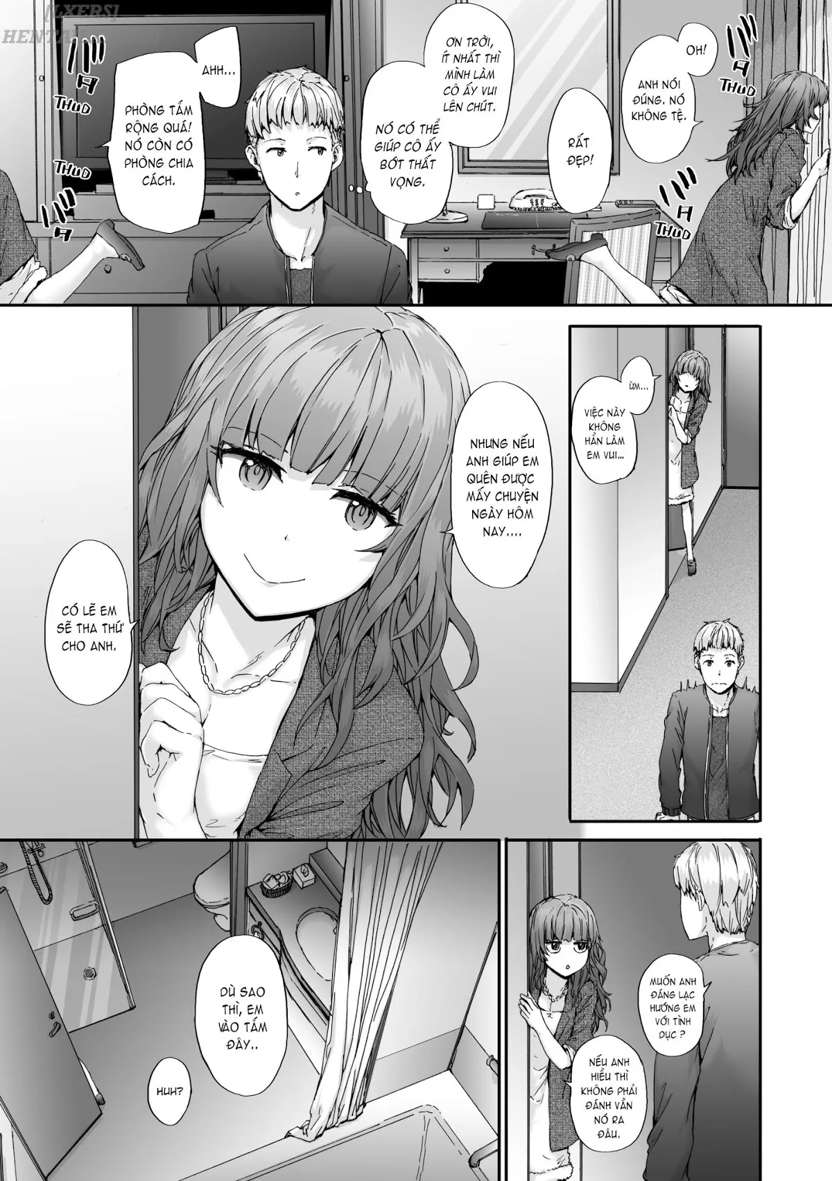 HentaiVN.net - Ảnh 6 - Grand Hotel Life [Comic Kairakuten 2018-02] - Chap 2