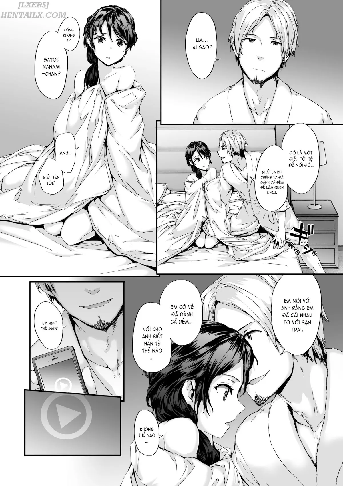 HentaiVN.net - Ảnh 5 - Grand Hotel Life [Comic Kairakuten 2018-02] - Chap 3