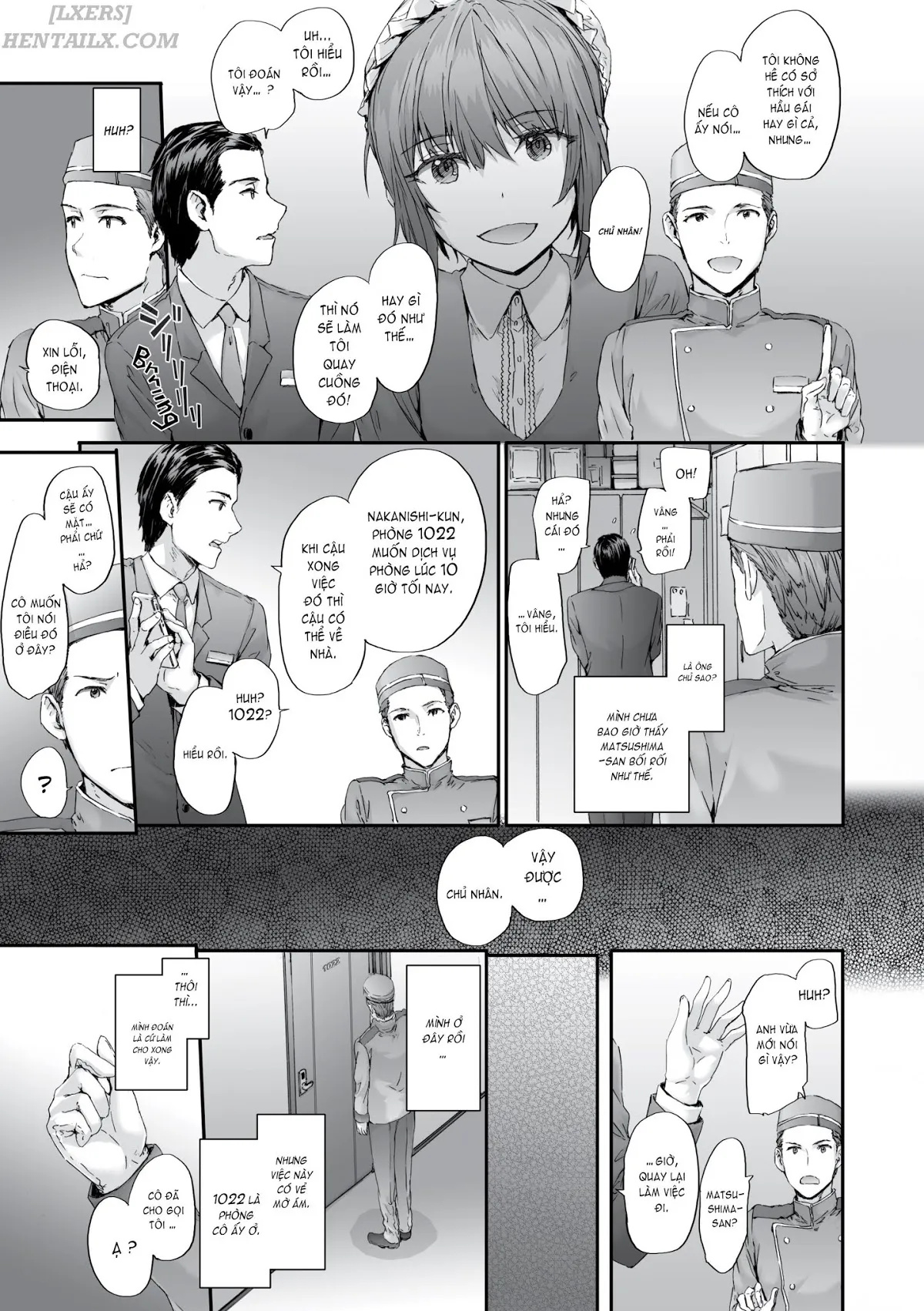 HentaiVN.net - Ảnh 4 - Grand Hotel Life [Comic Kairakuten 2018-02] - Chap 5